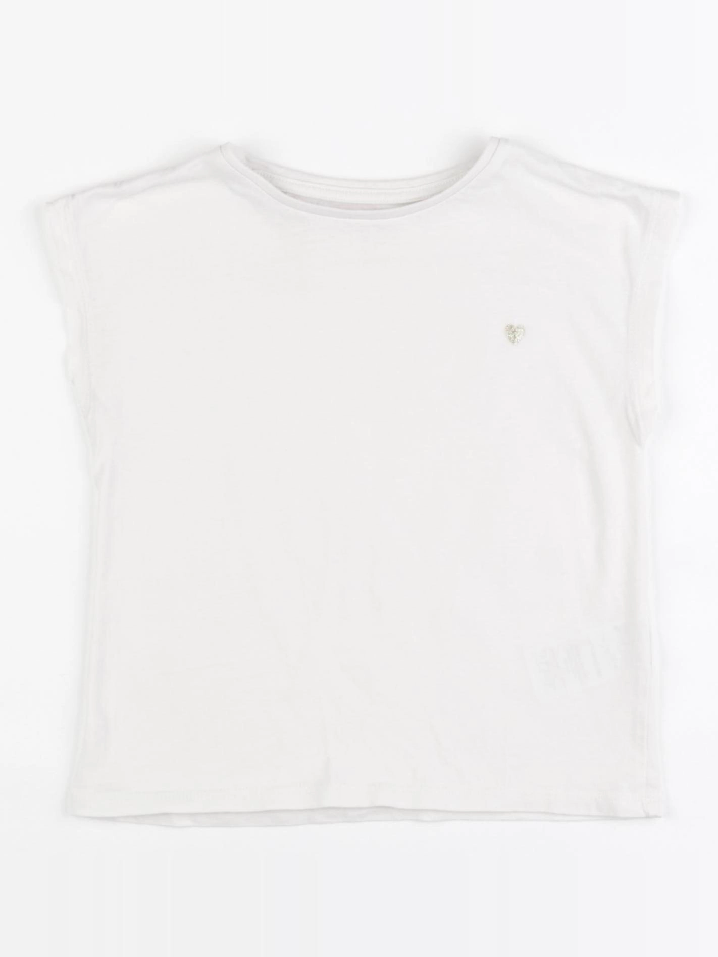 Vertbaudet - tee-shirt blanc - 4 ans