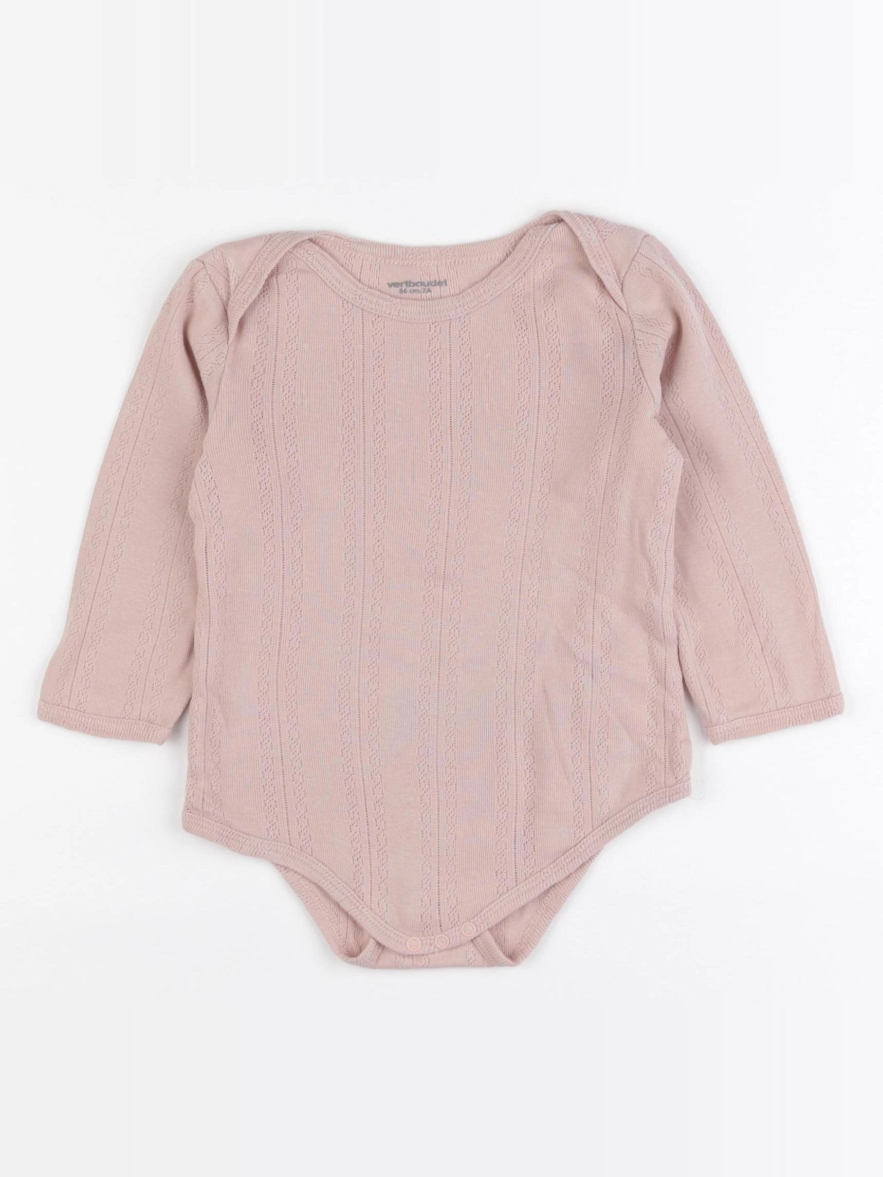 Vertbaudet - body rose - 2 ans