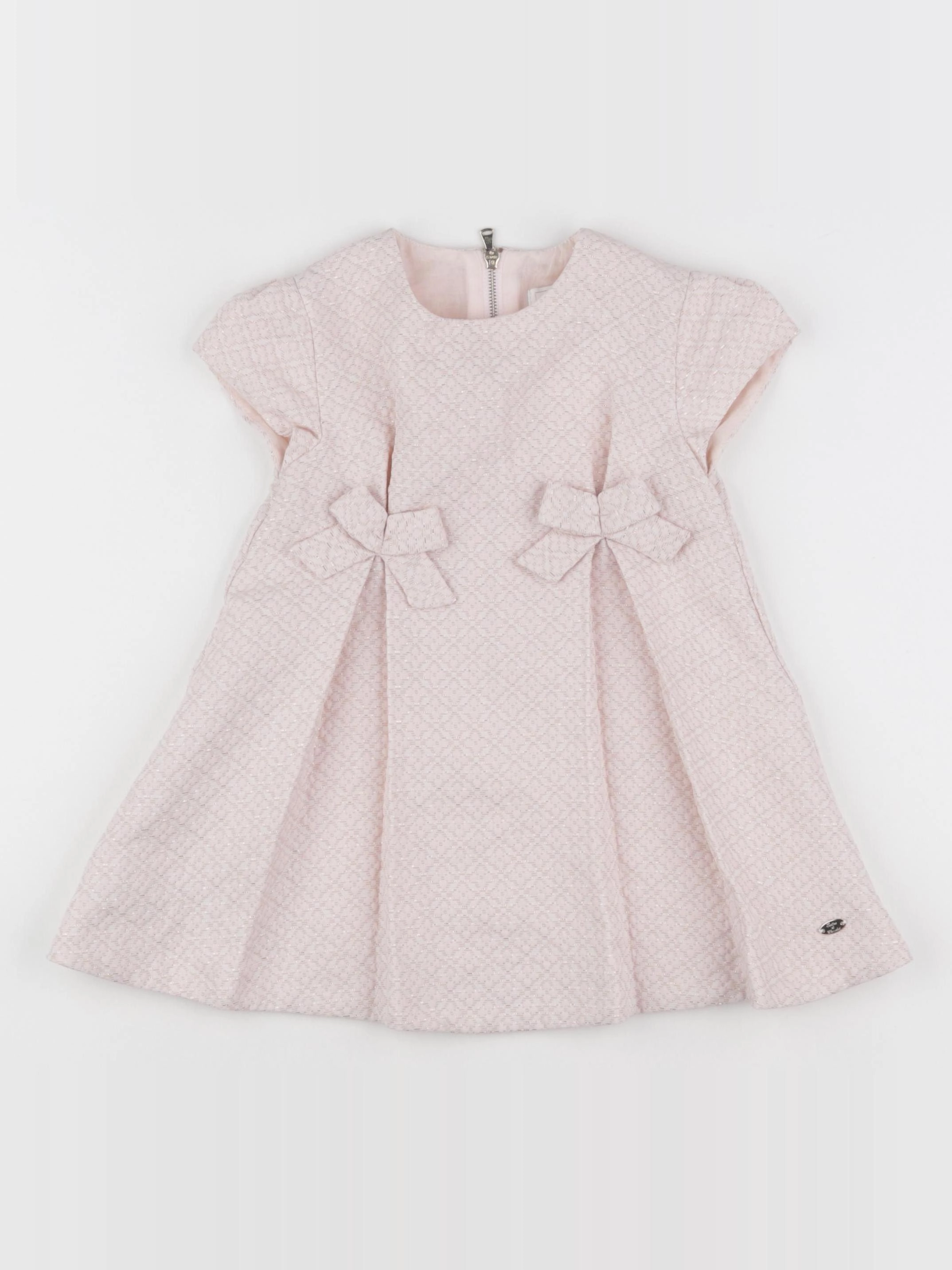 Tartine & Chocolat - robe or, rose - 2 ans