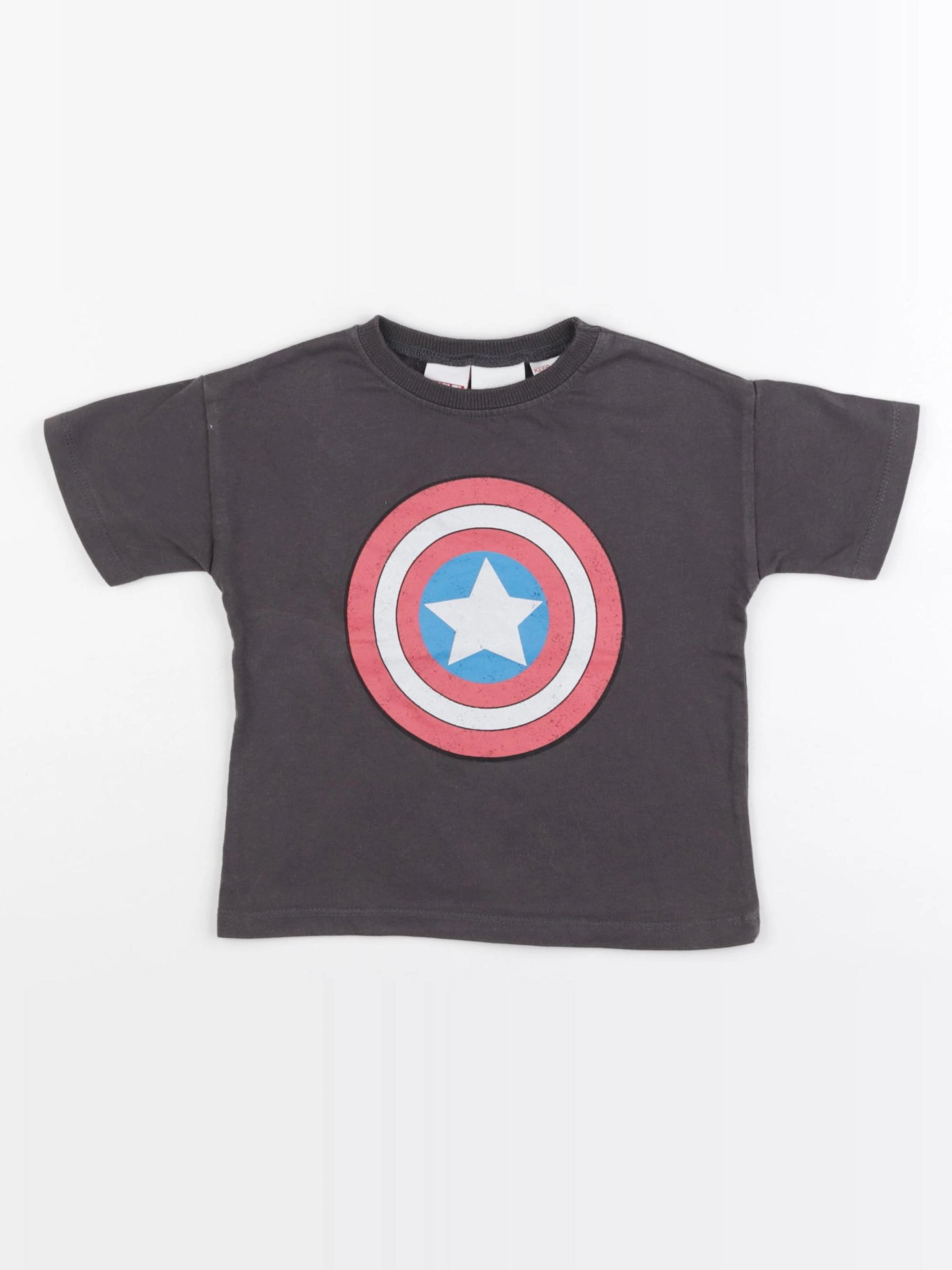 Zara - tee-shirt imprimé au dos gris - 2 ans