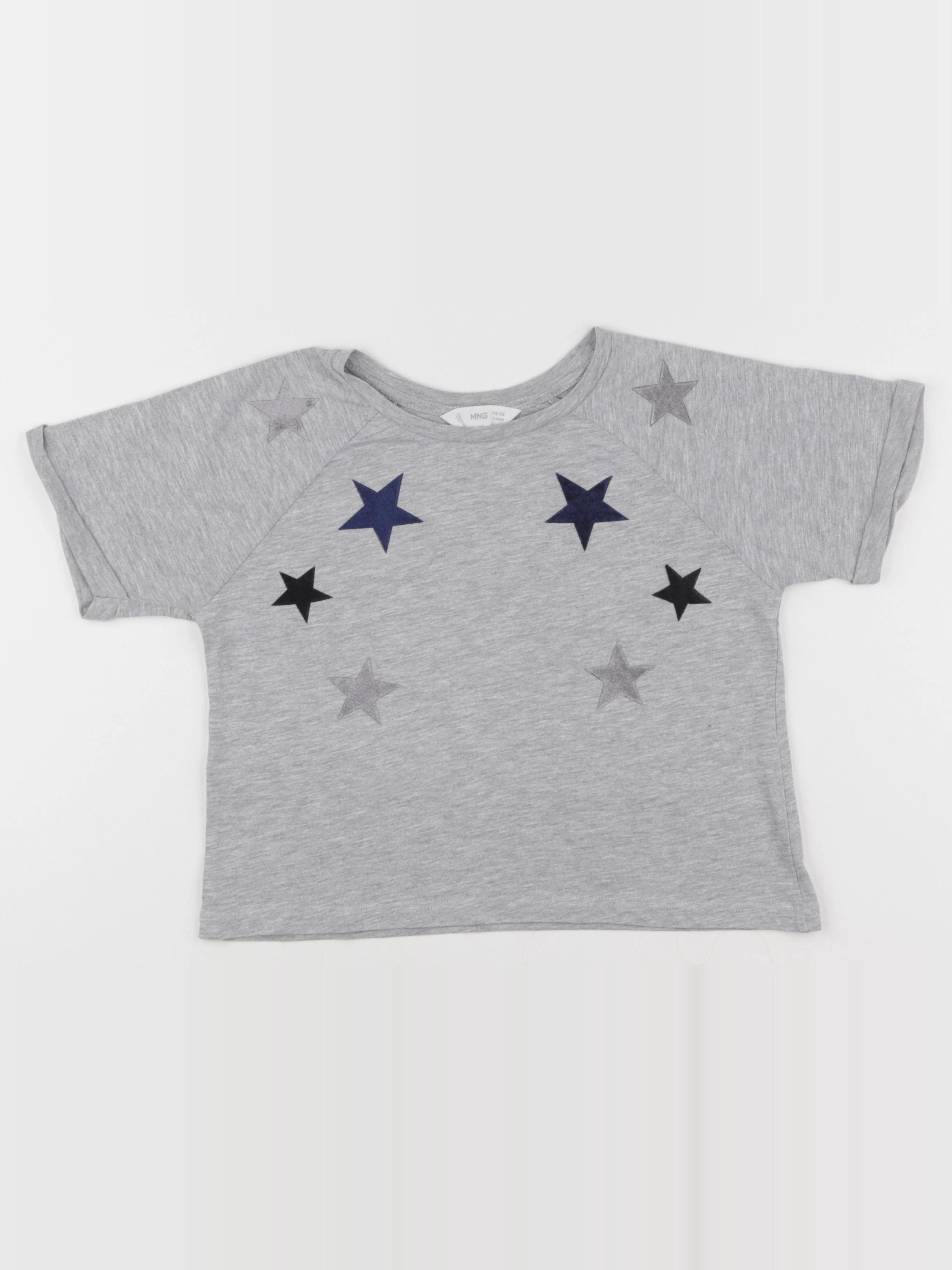 Mango - tee-shirt gris - 6 ans