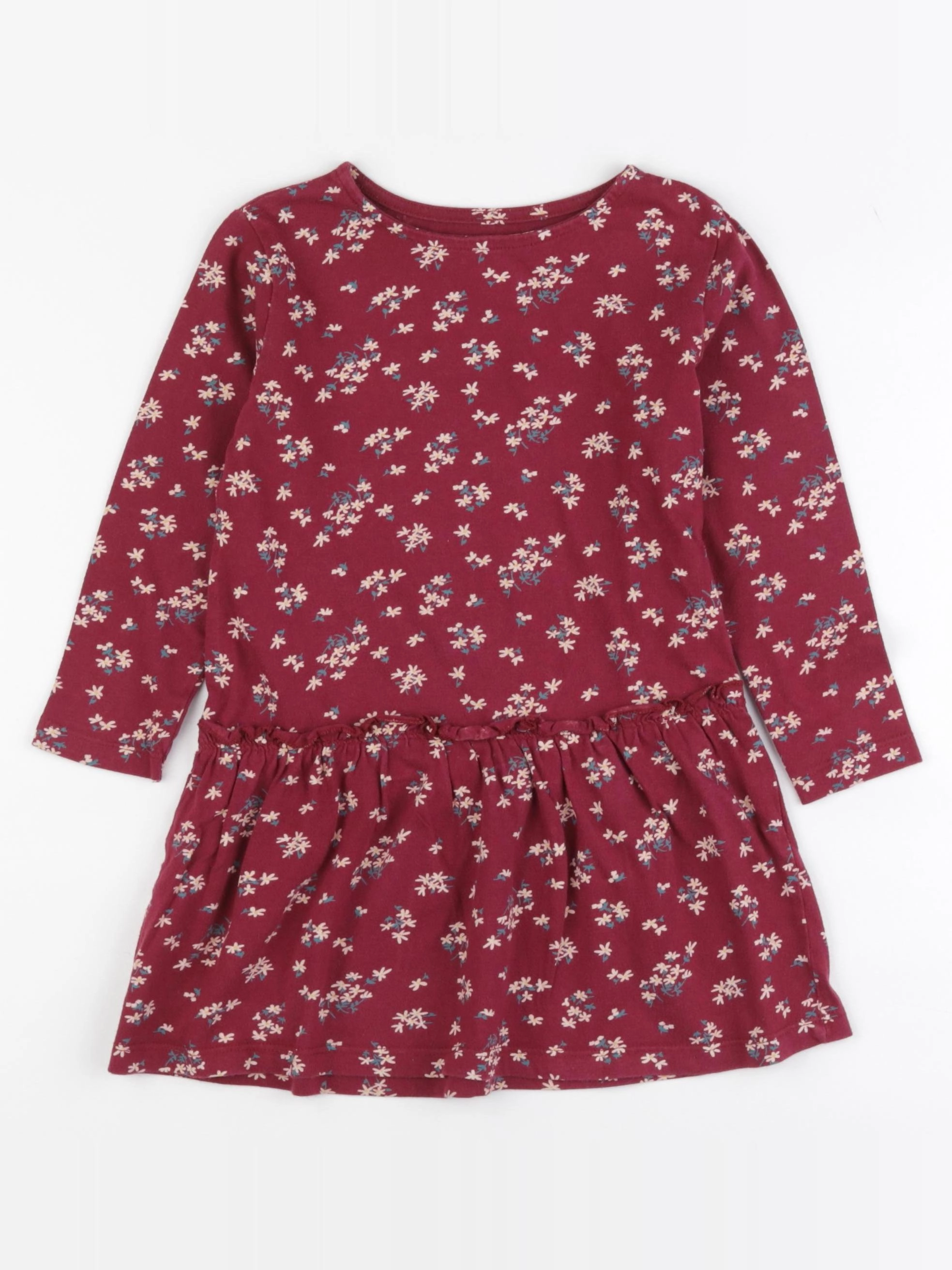 Vertbaudet - robe rouge - 5 ans