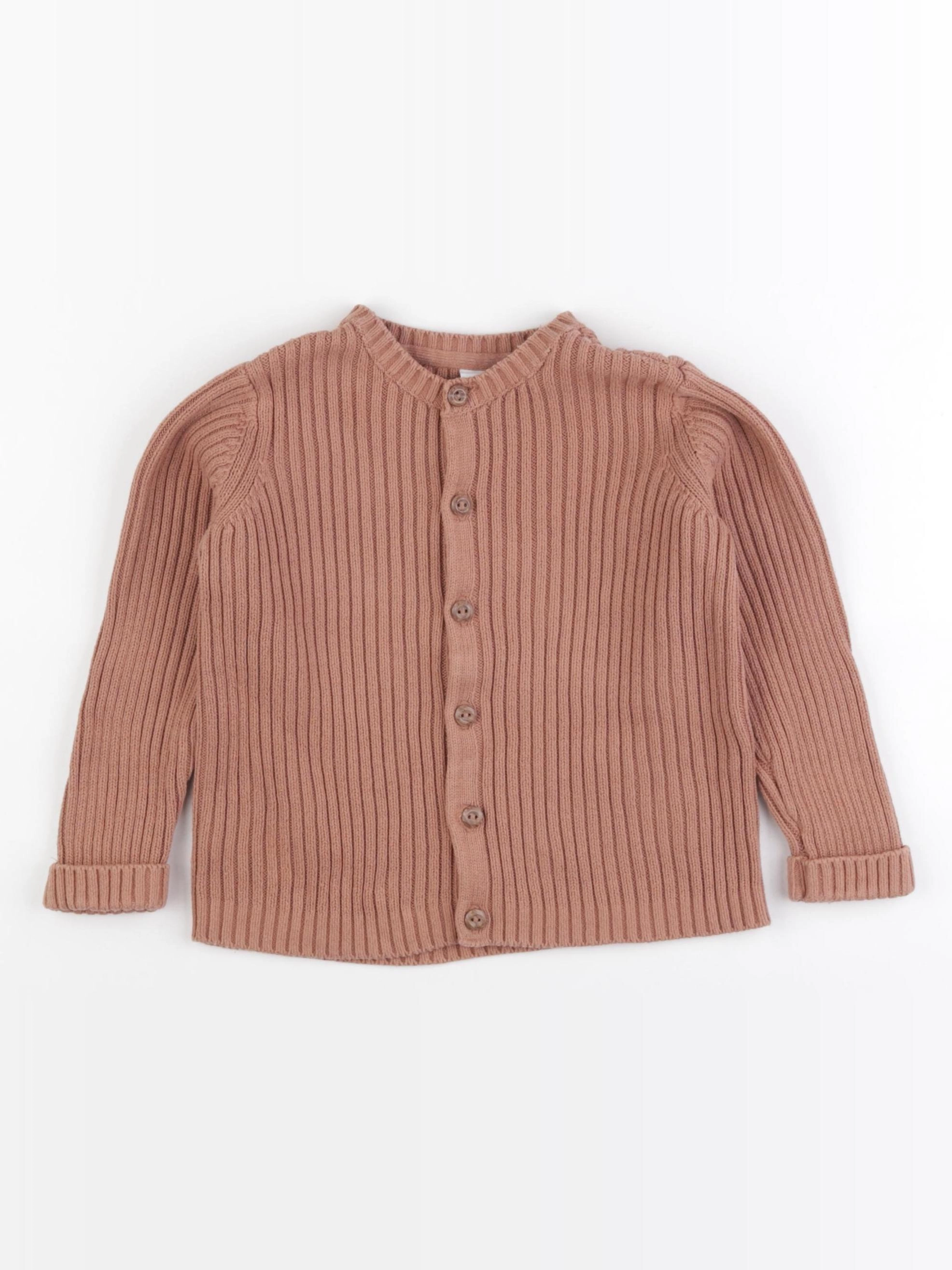 H&M - gilet rose - 2/3 ans