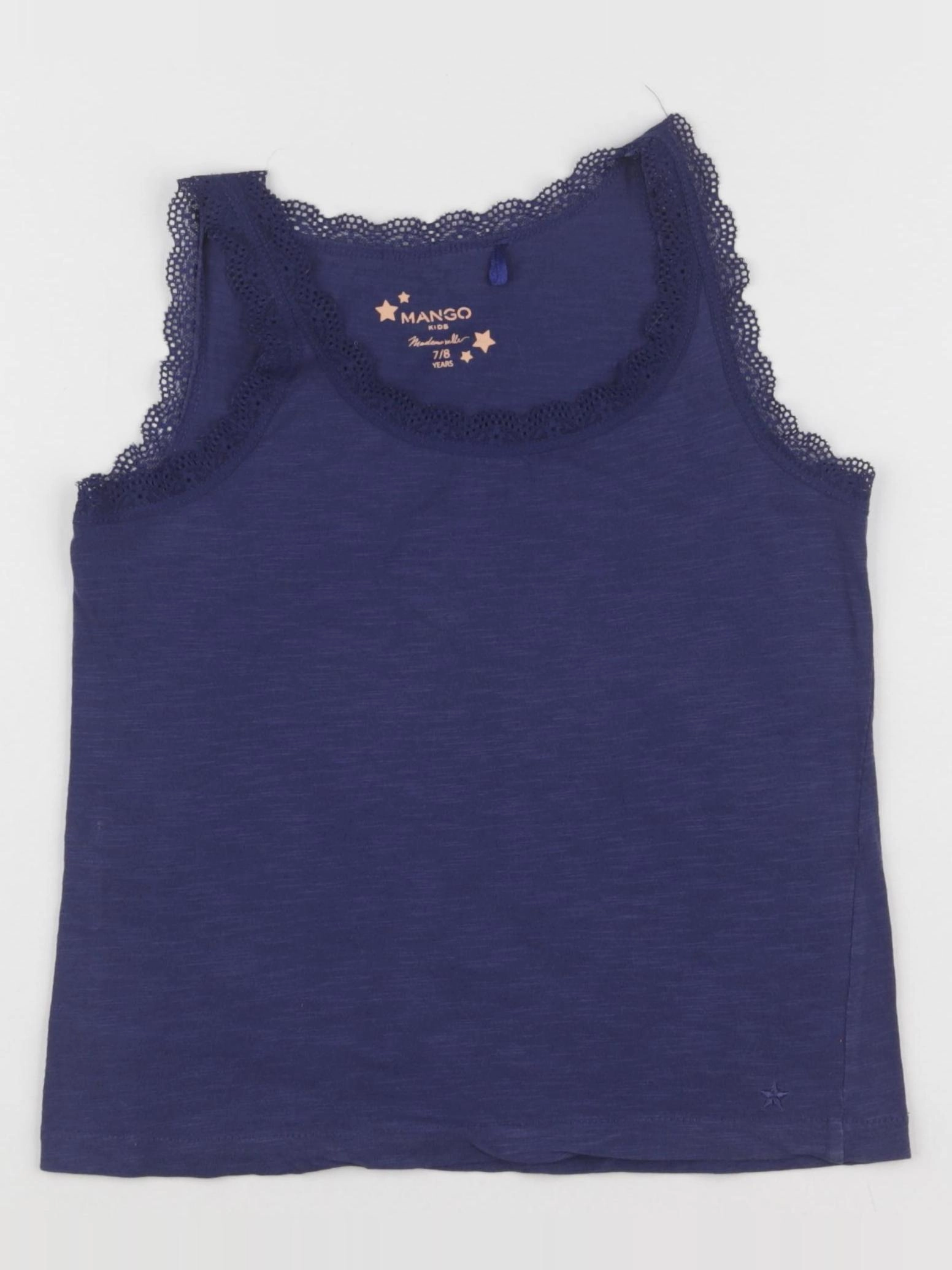 Mango - débardeur bleu - 7/8 ans