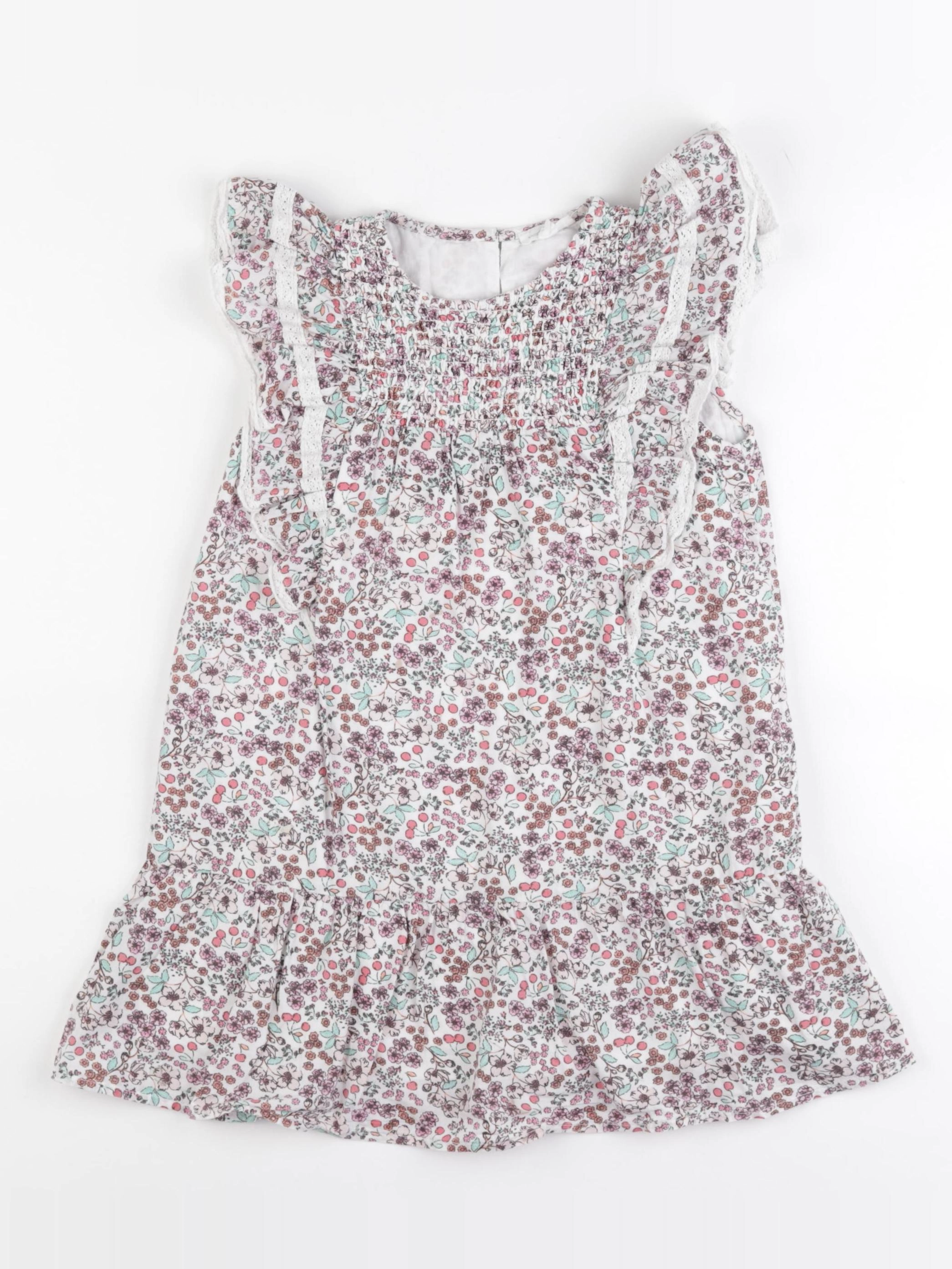 Vertbaudet - robe multicolore - 5 ans