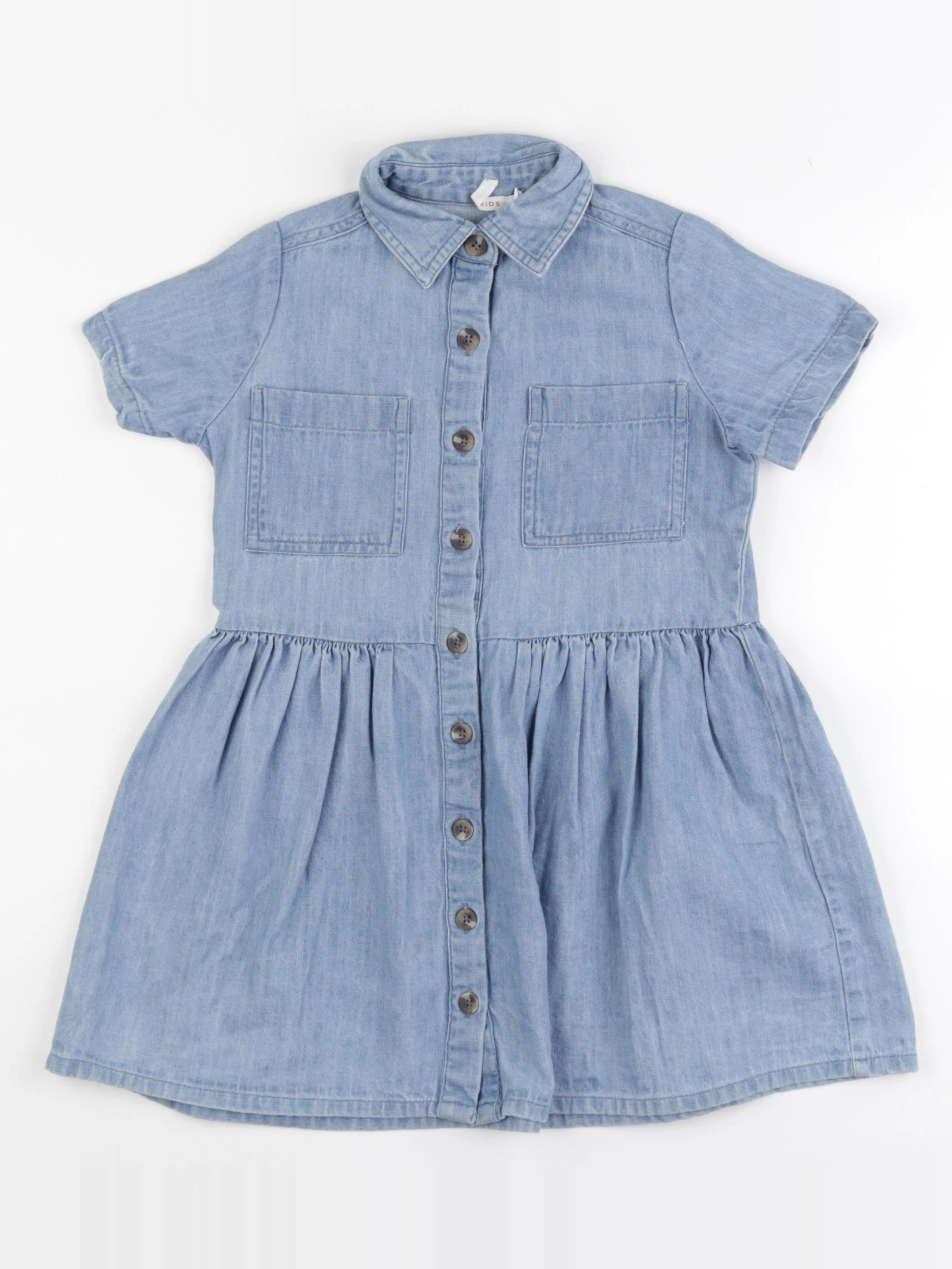 Monoprix - robe bleu - 4 ans
