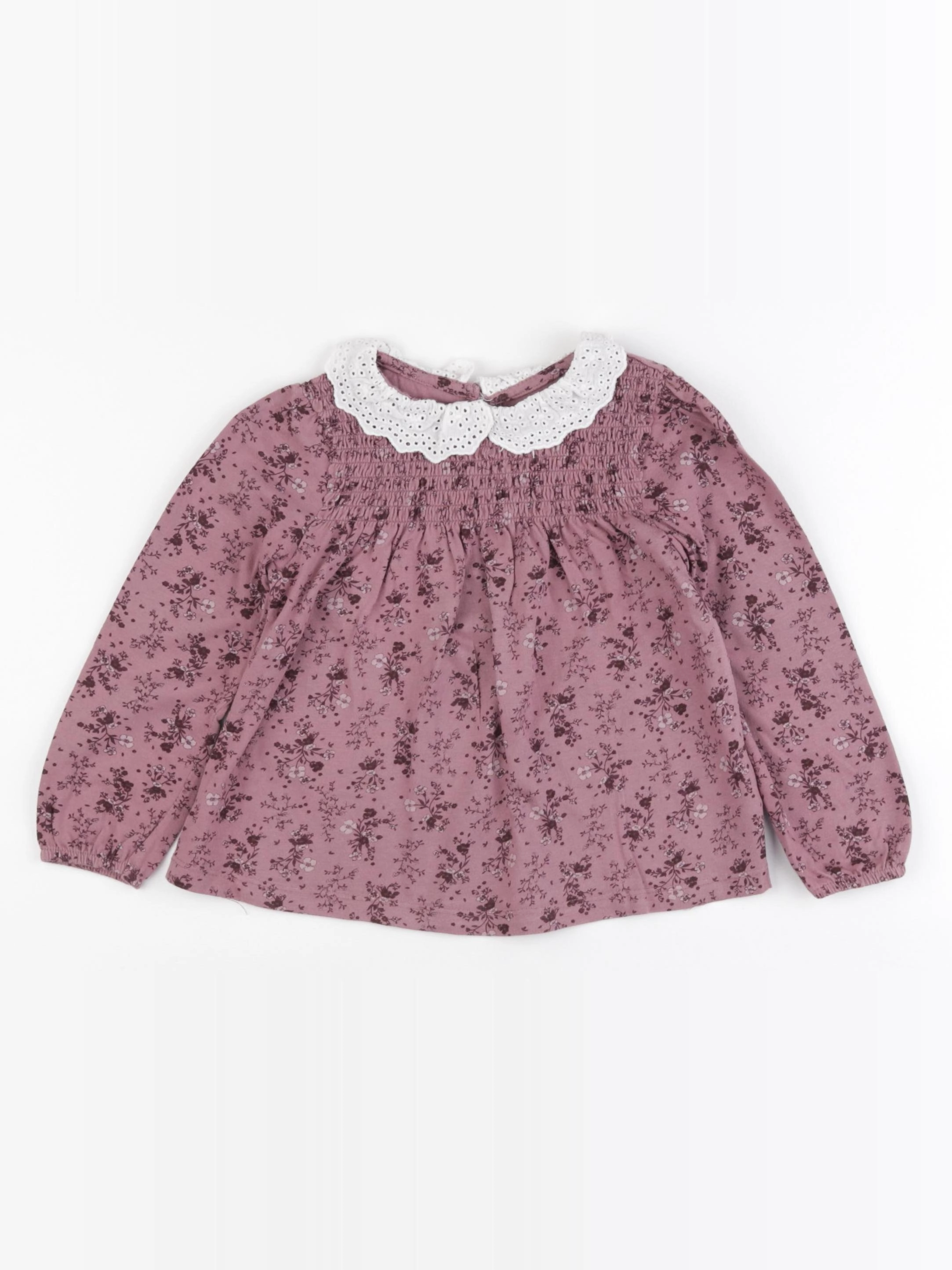 Vertbaudet - tee-shirt violet - 4 ans