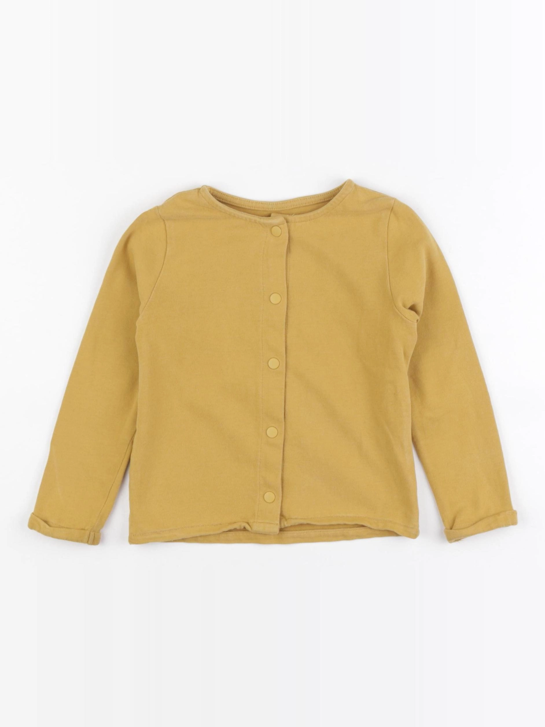 Vertbaudet - sweat jaune - 3 ans
