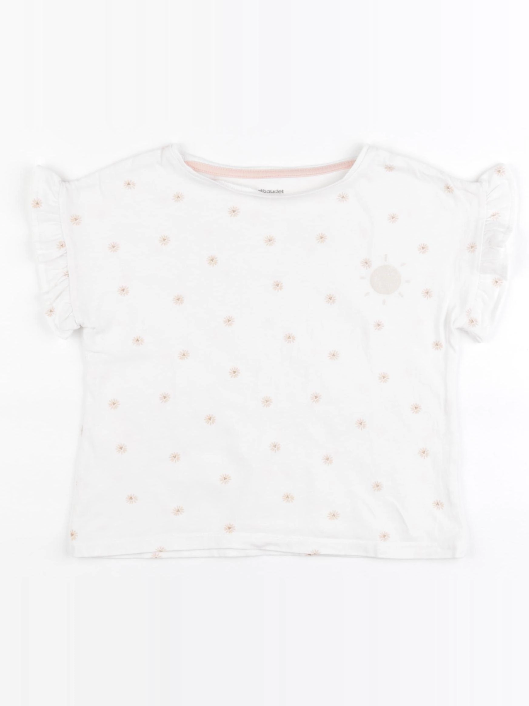 Vertbaudet - tee-shirt blanc - 5 ans