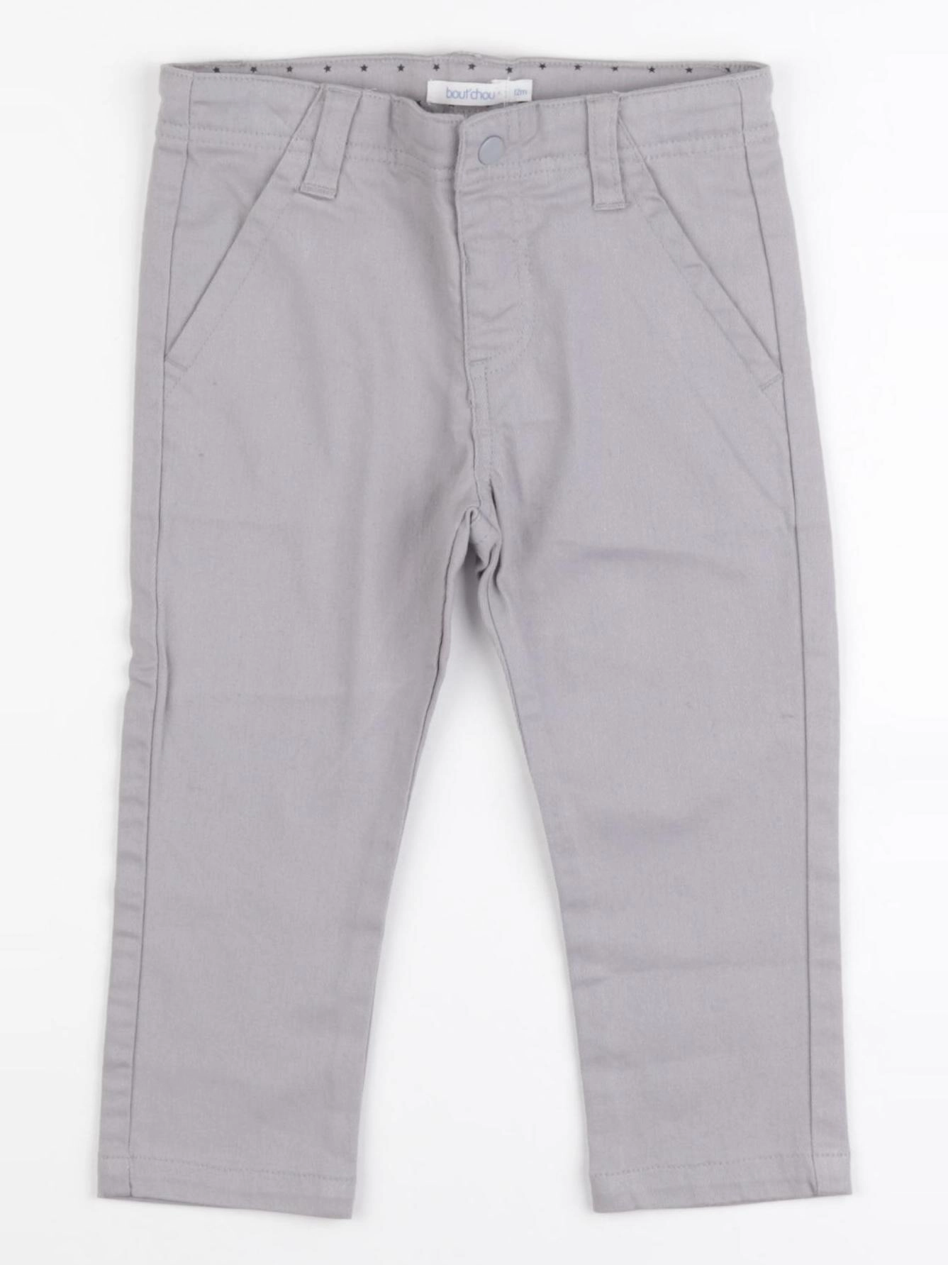 Boutchou - pantalon gris - 12 mois
