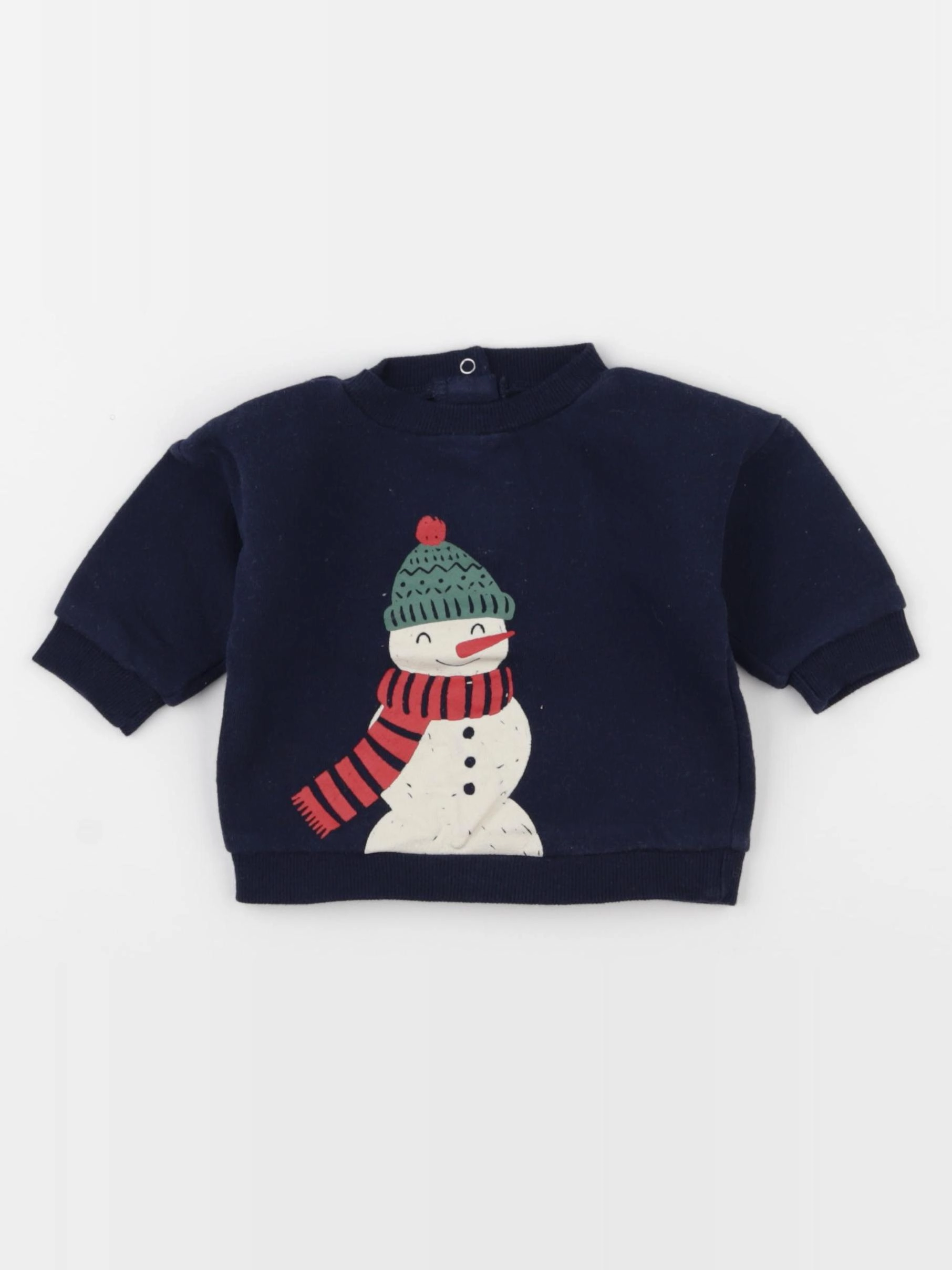 Vertbaudet - sweat bleu - 3 mois