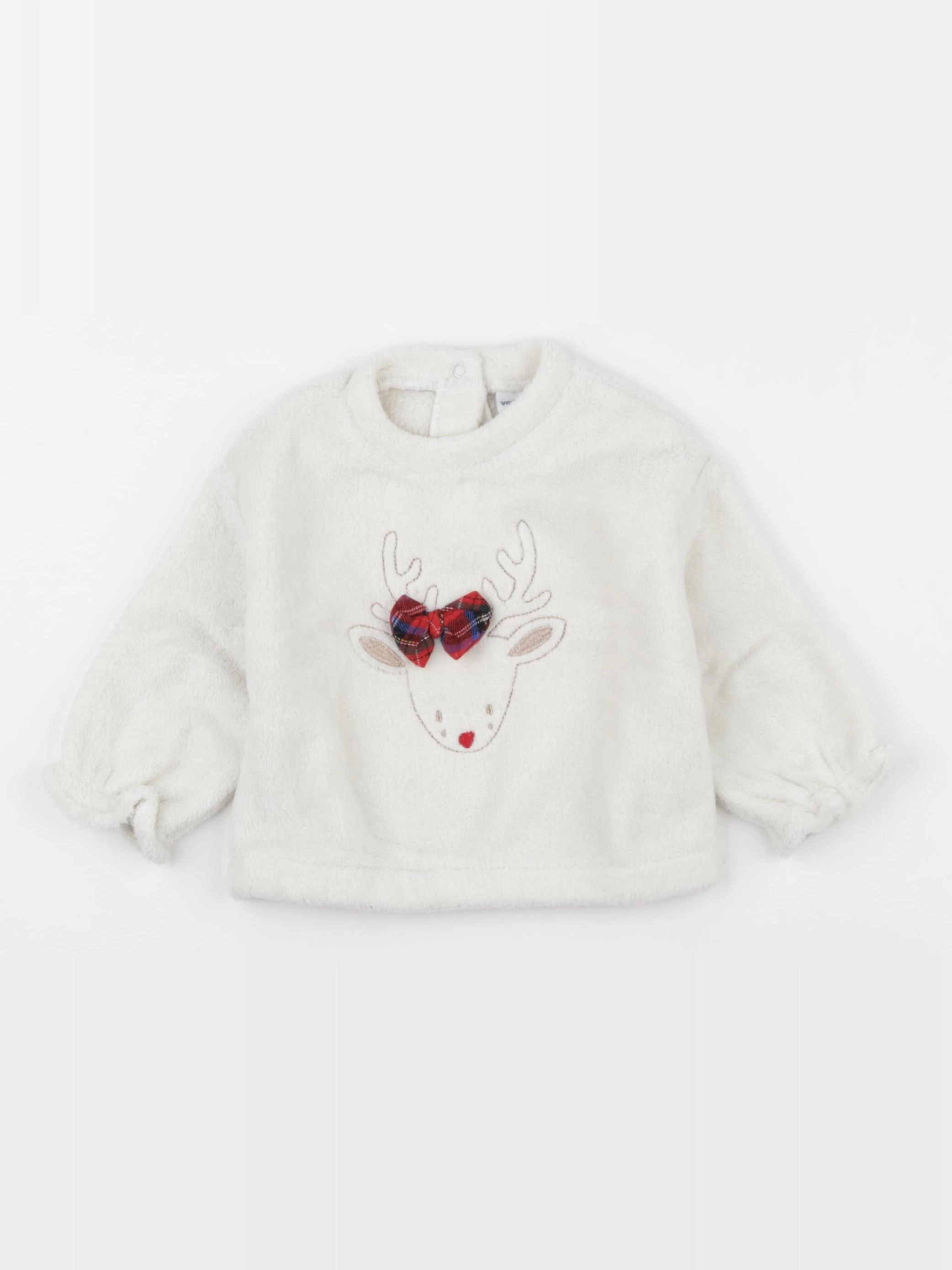 Vertbaudet - polaire beige - 9 mois