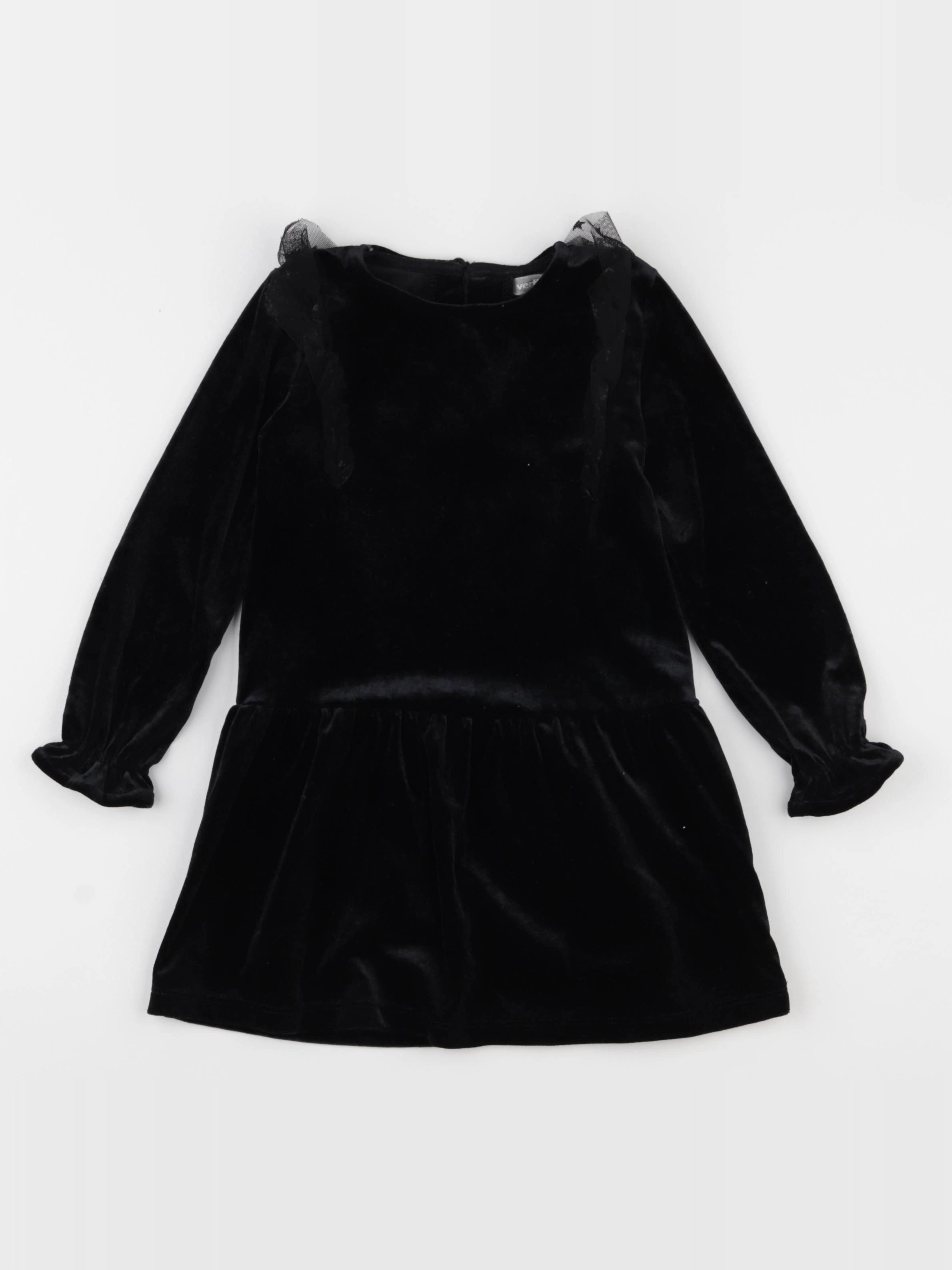 Vertbaudet - robe noir, argent - 3 ans