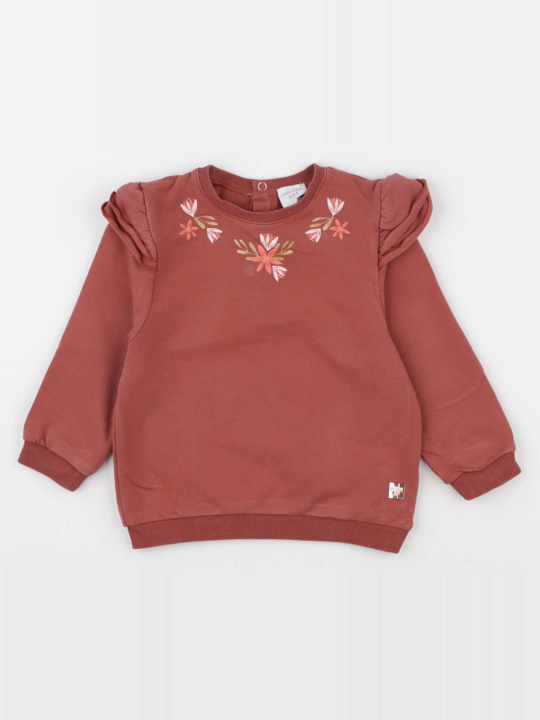 Carrément Beau - sweat rouge - 2 ans