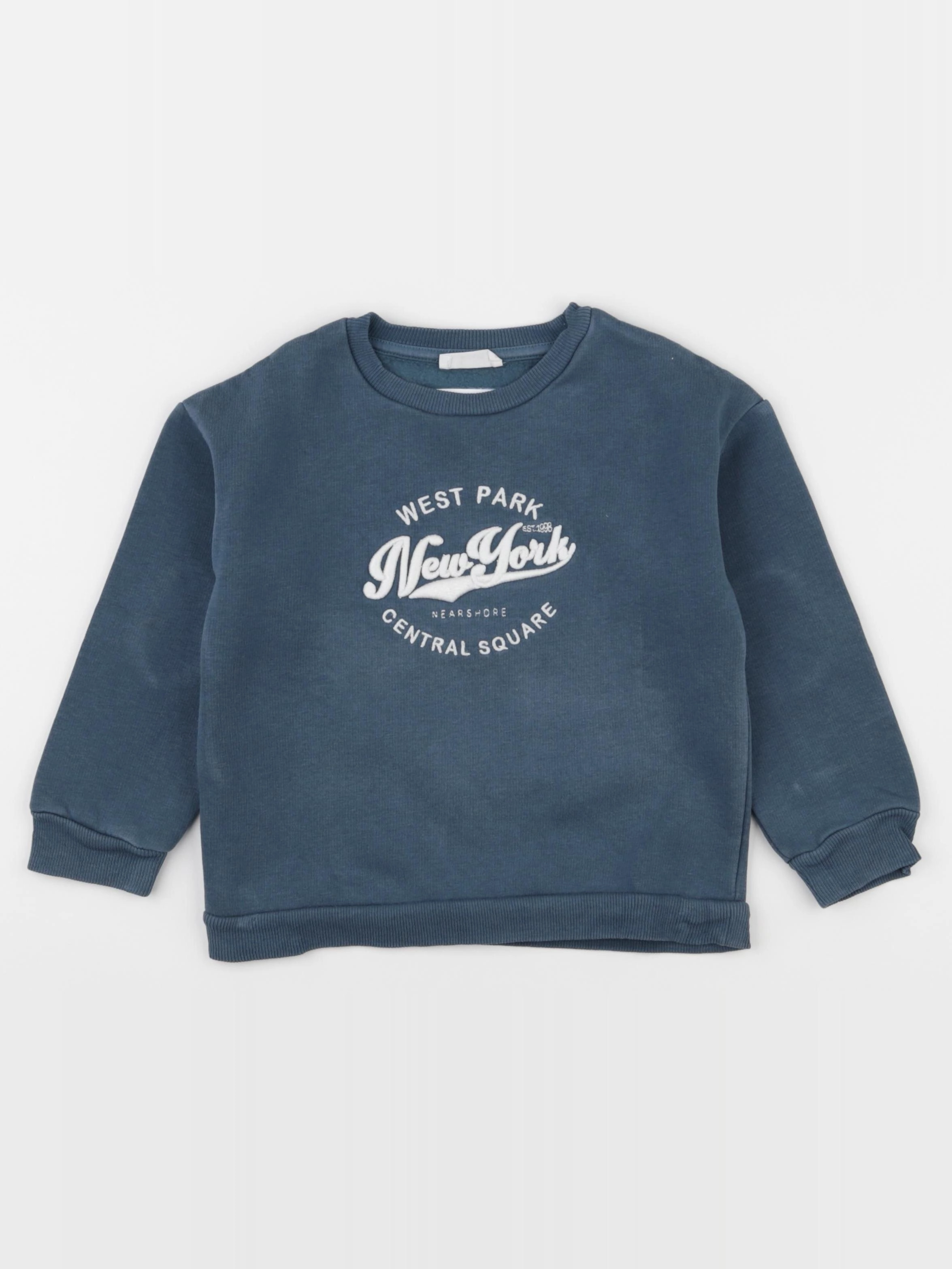 Mango - sweat bleu - 3/4 ans