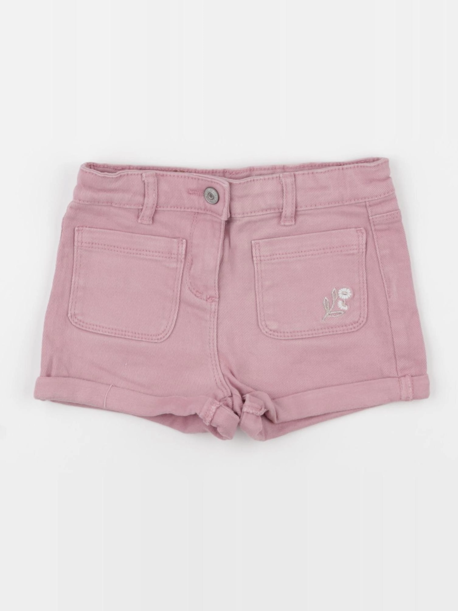 Vertbaudet - short or, rose - 5 ans