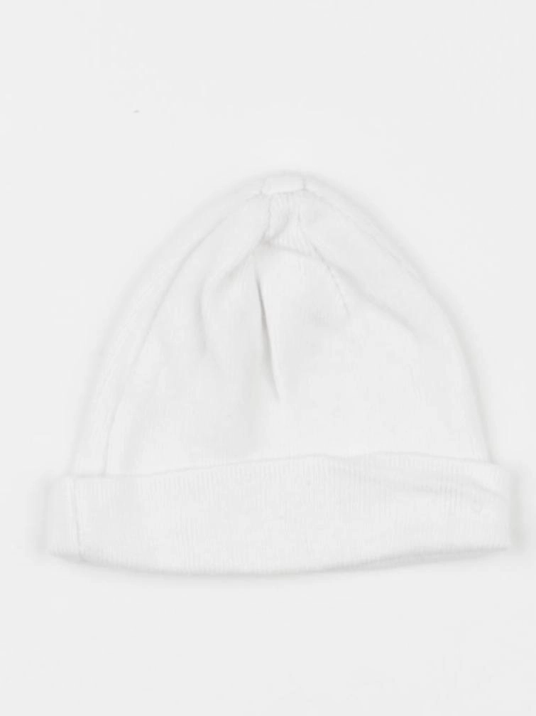 Vertbaudet - bonnet blanc - 0/1 mois
