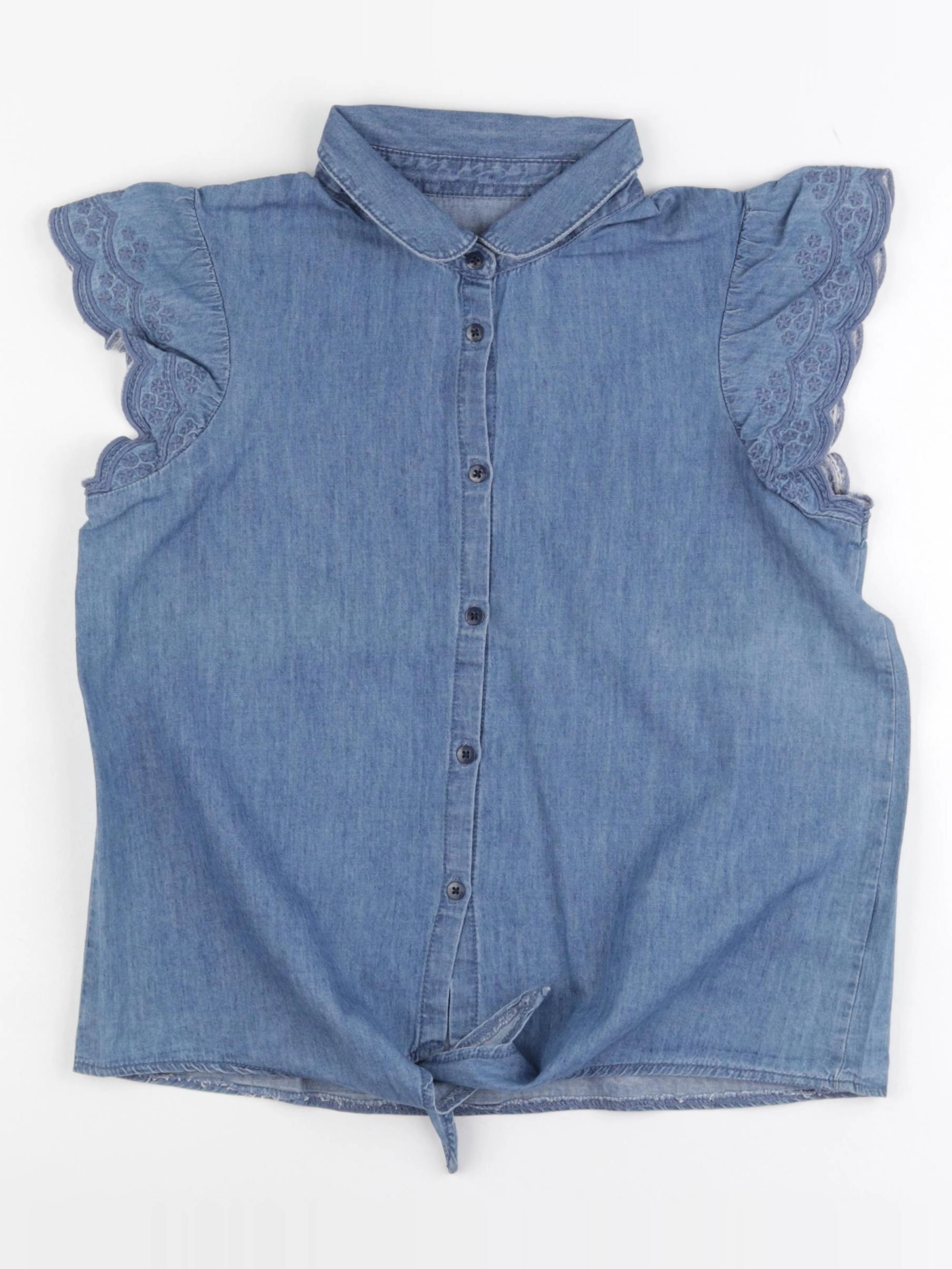 Vertbaudet - chemise bleu - 10 ans