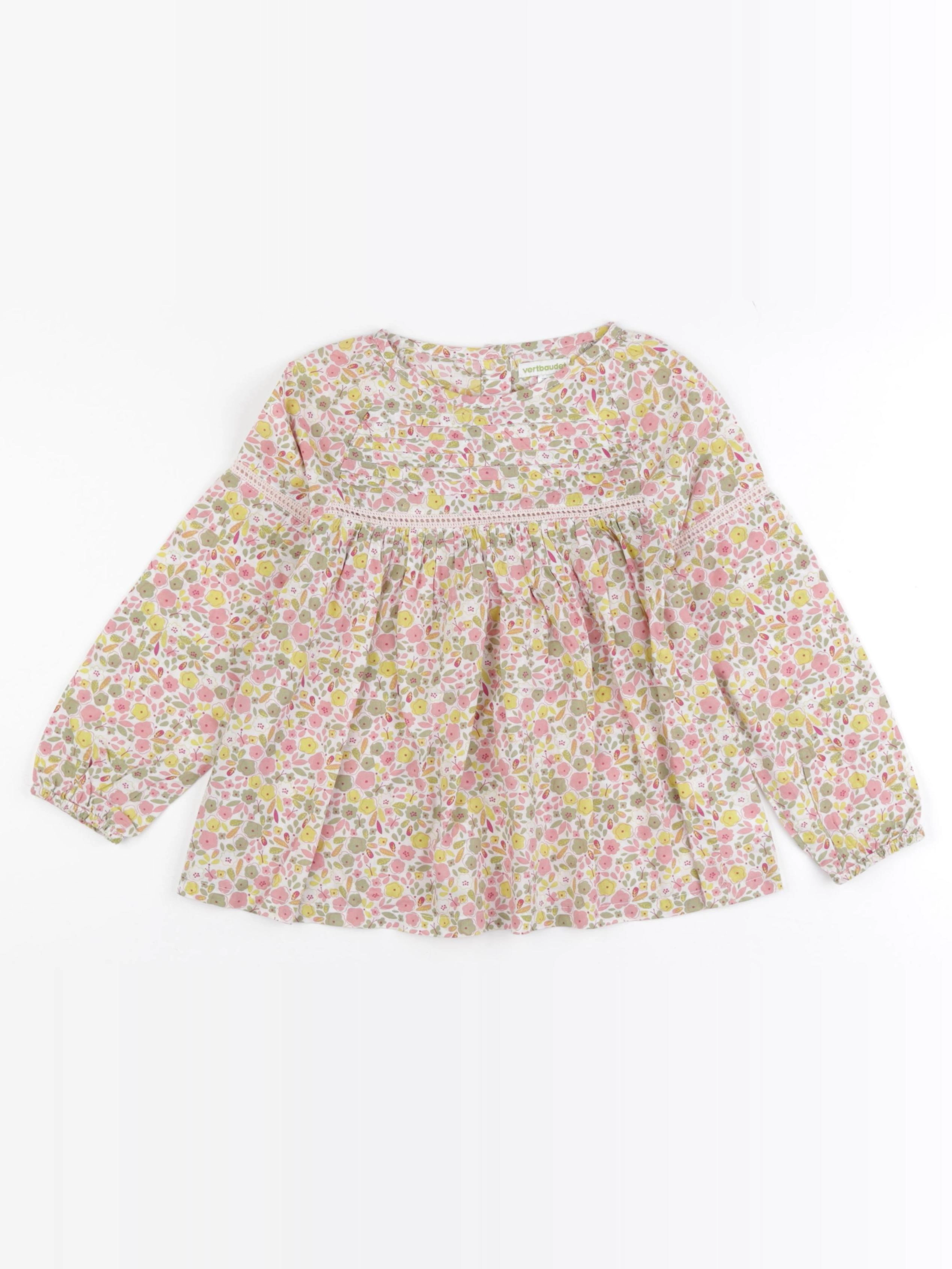 Vertbaudet - blouse multicolore - 5 ans