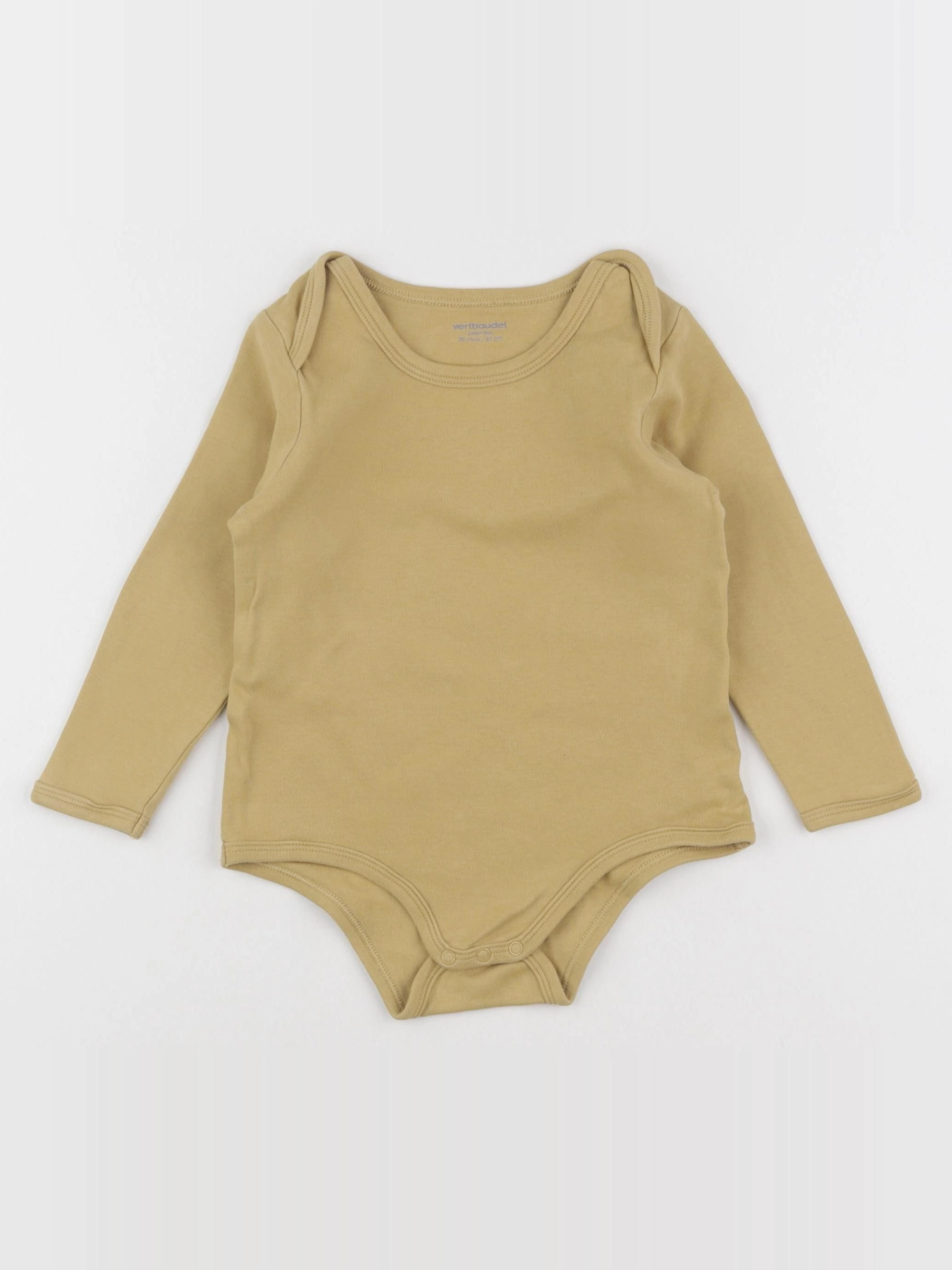 Vertbaudet - body jaune - 36 mois