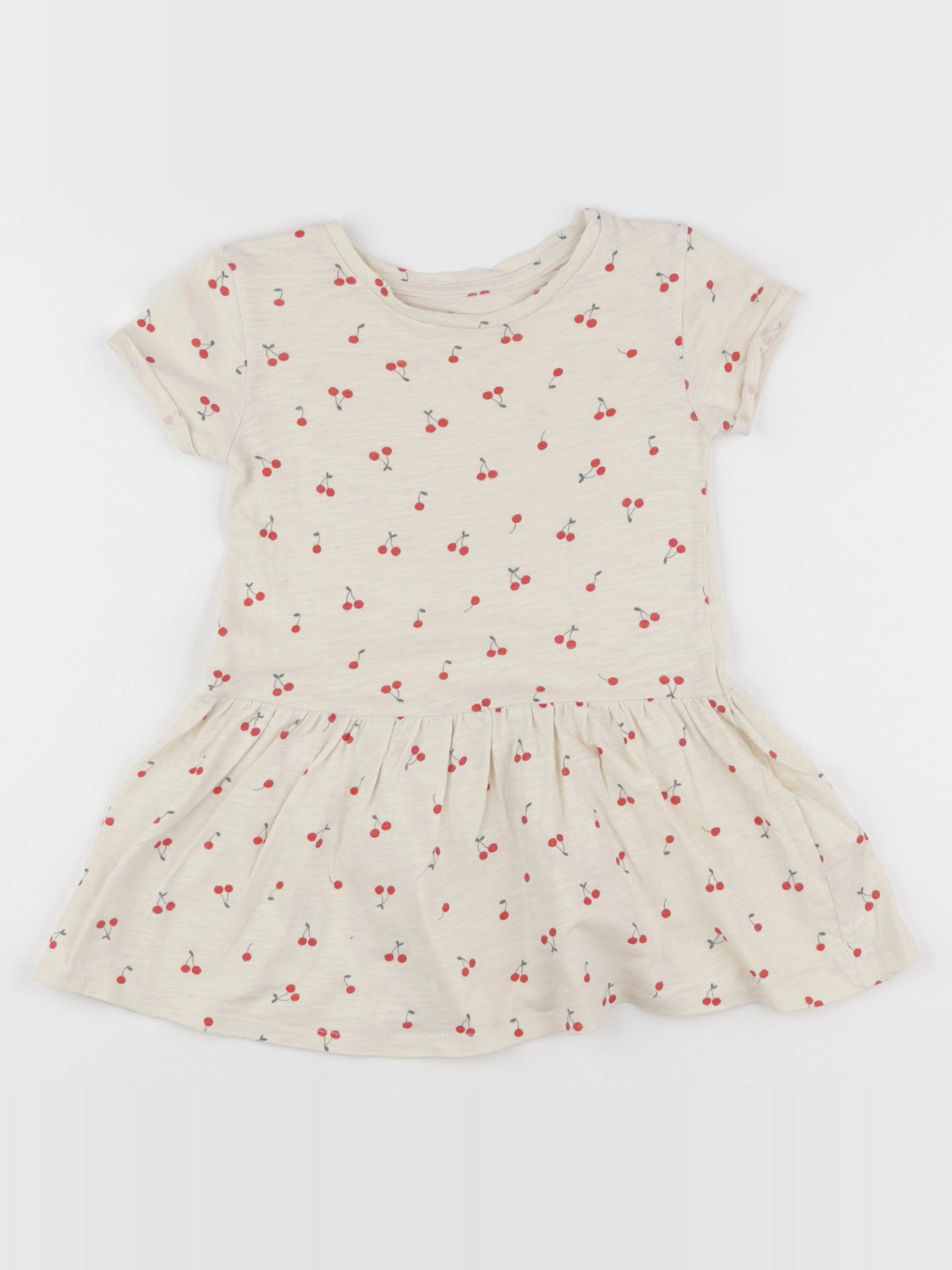 Vertbaudet - robe beige - 36 mois