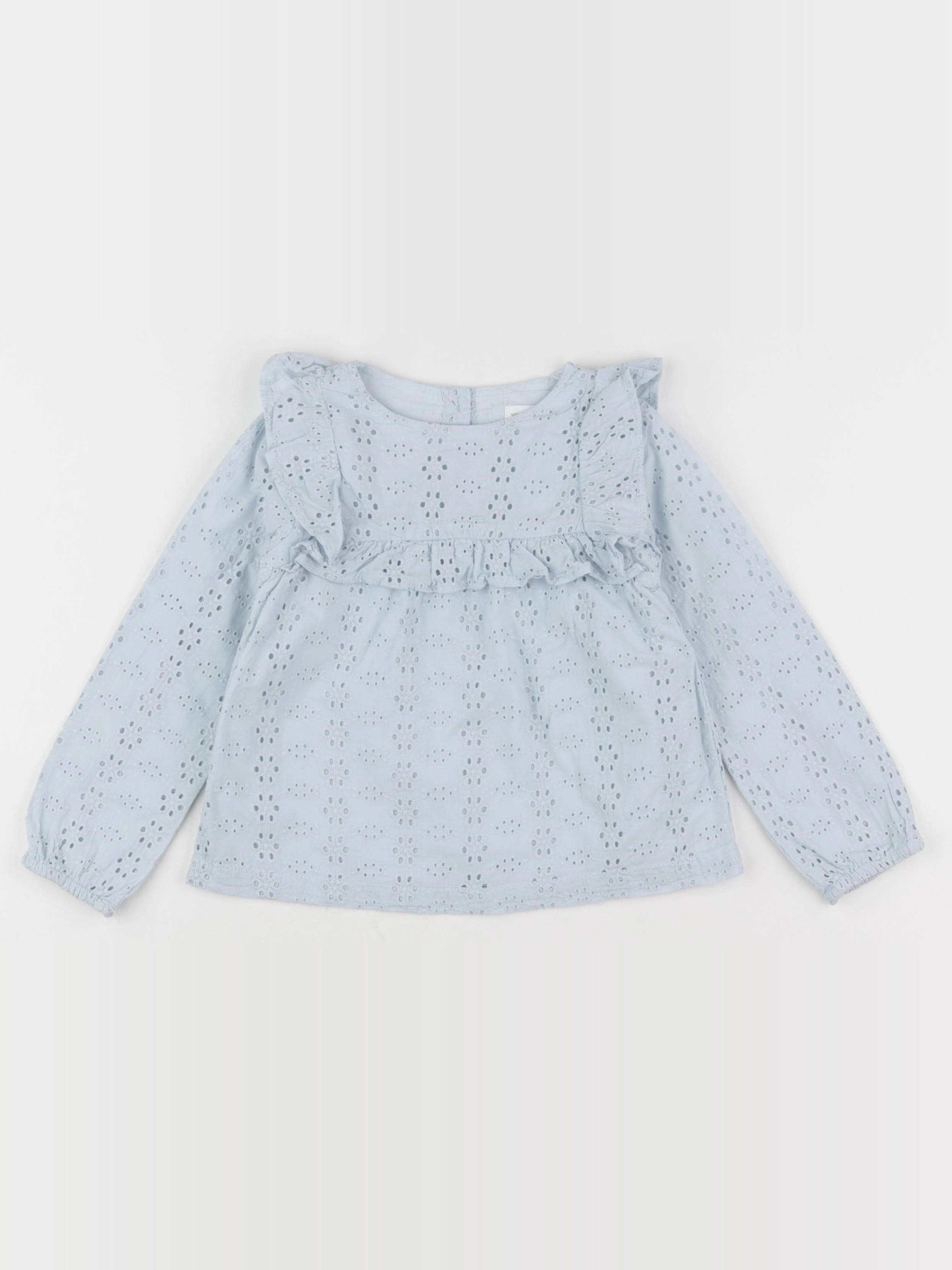 Vertbaudet - blouse bleu - 4 ans