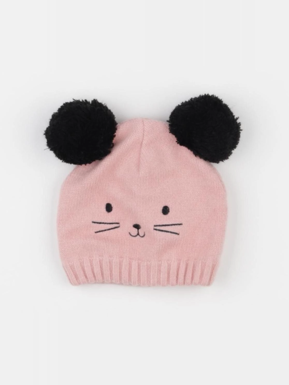 Vertbaudet - bonnet rose - 3/6 mois