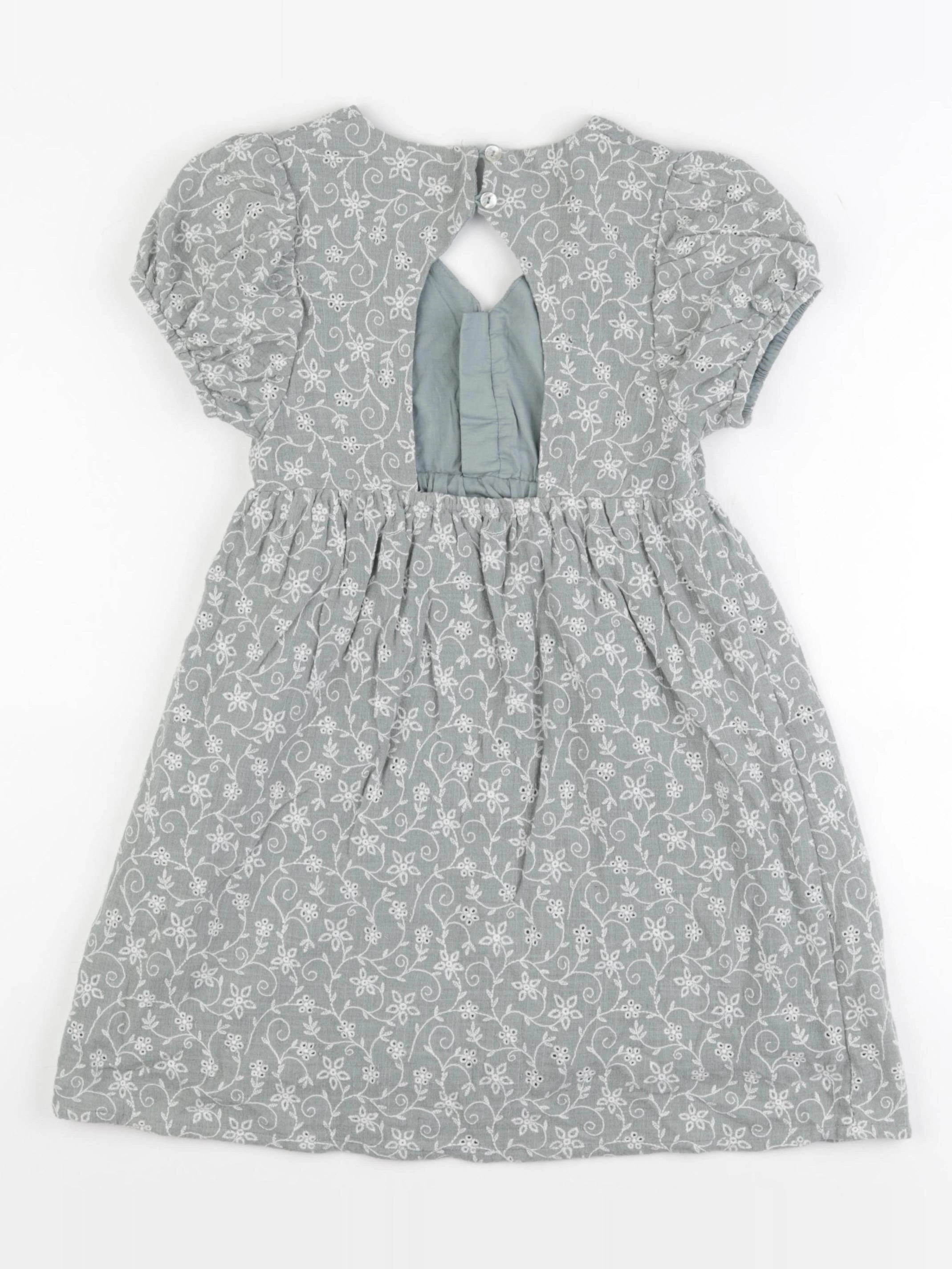 Eden & Victor - robe vert - 8 ans