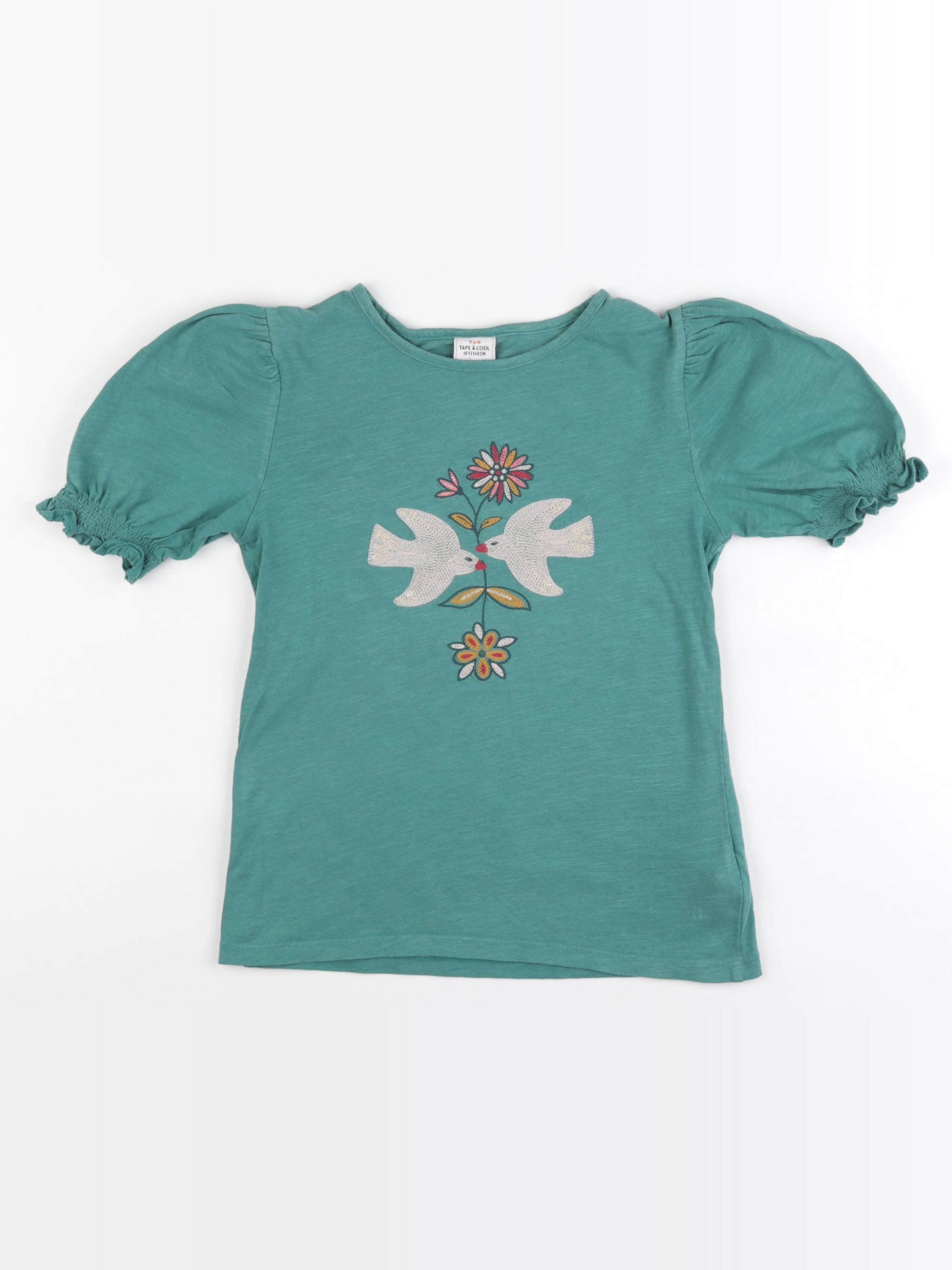 Tape à l'oeil - tee-shirt vert - 10 ans