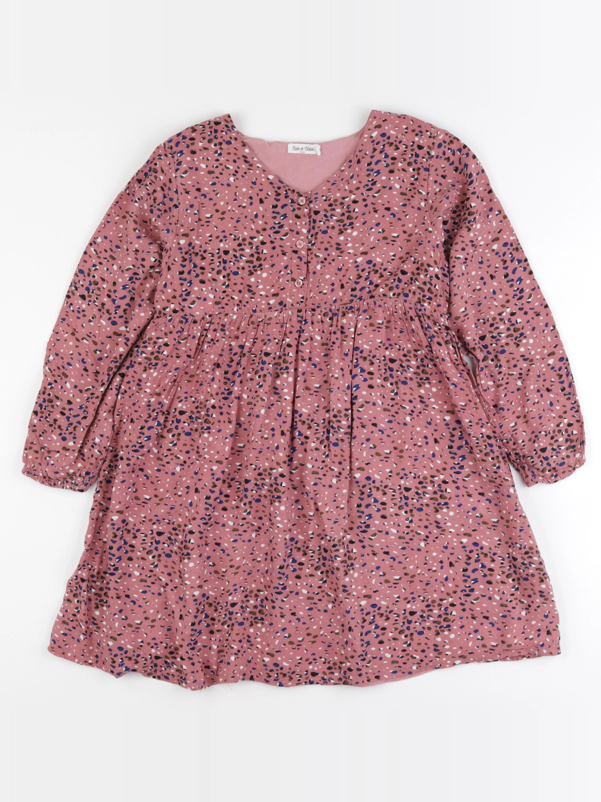 Eden & Victor - robe rose - 10 ans