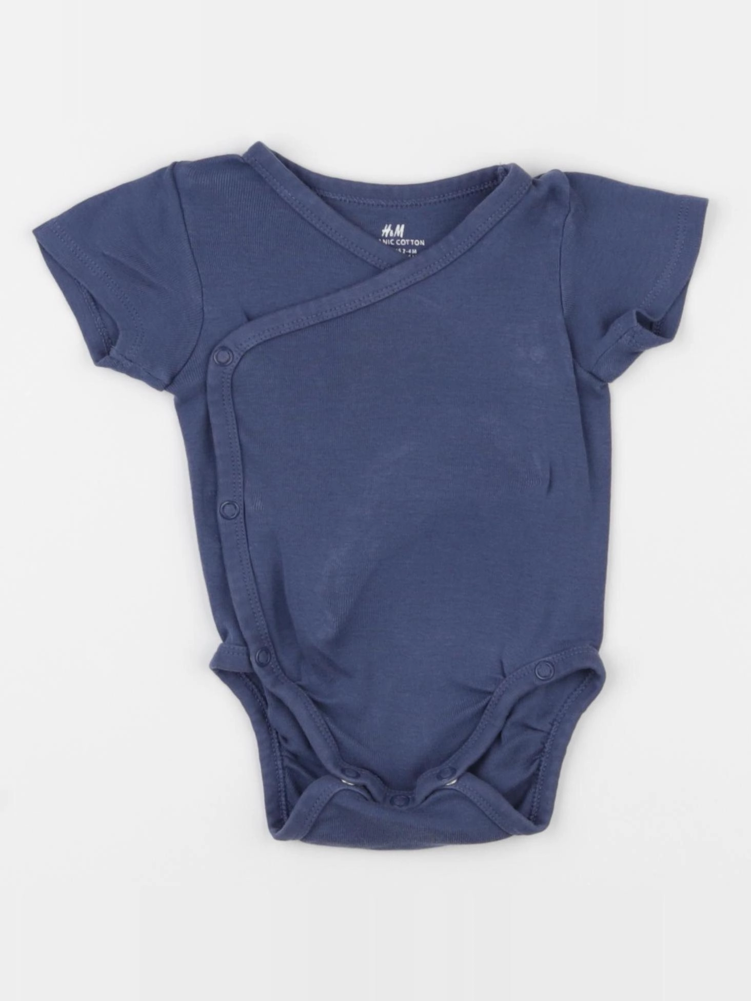 H&M - body bleu - 2/3 mois