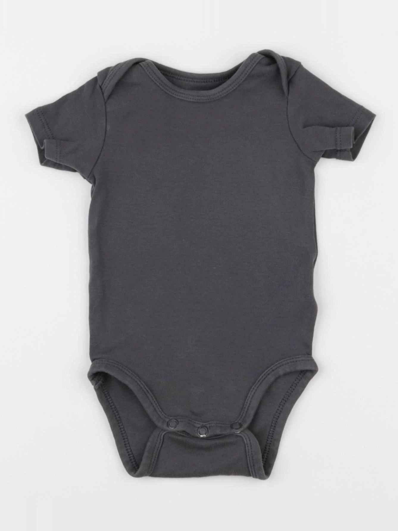 H&M - body gris - 3 mois