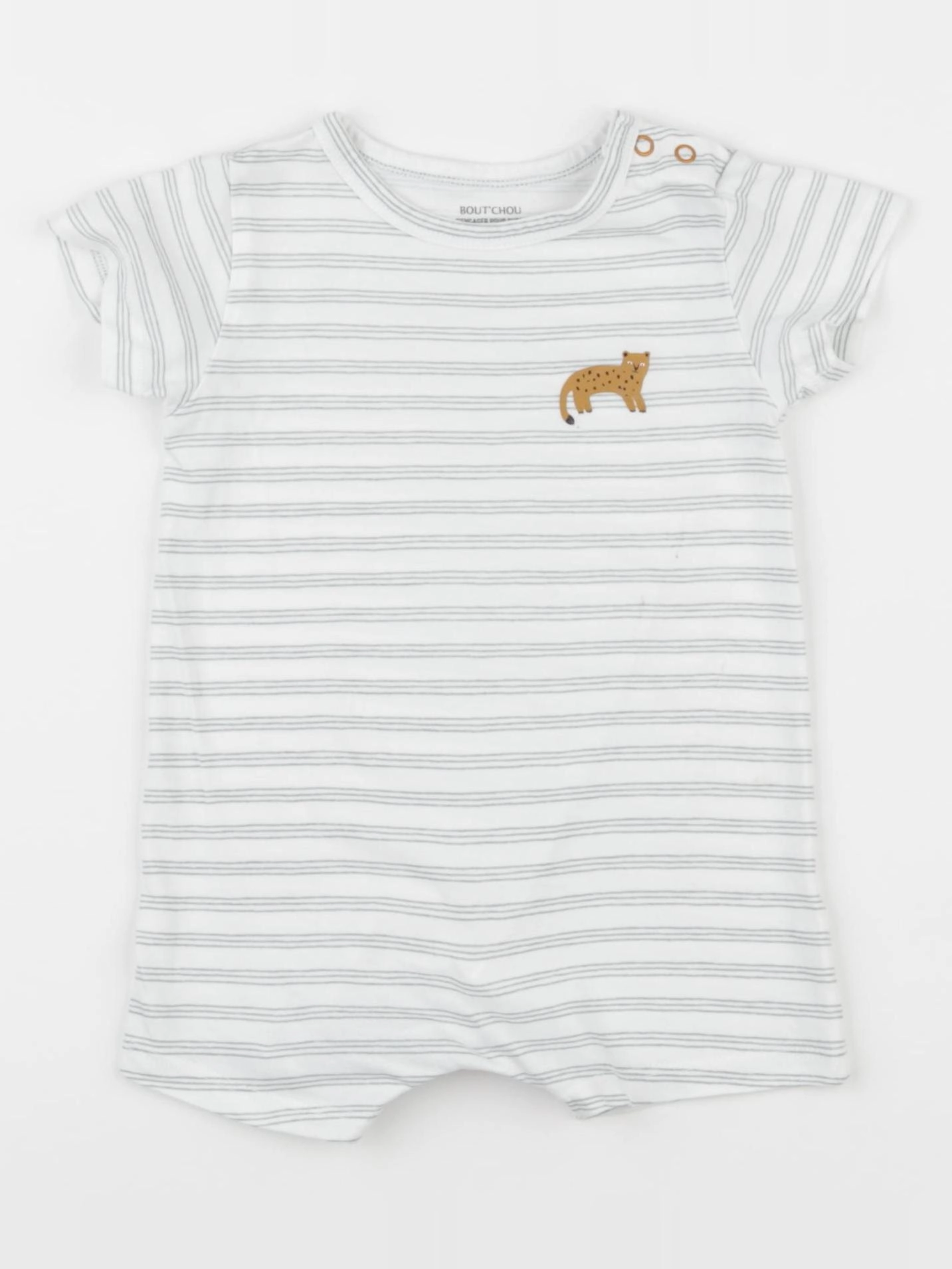 Boutchou - combinaison blanc - 6 mois