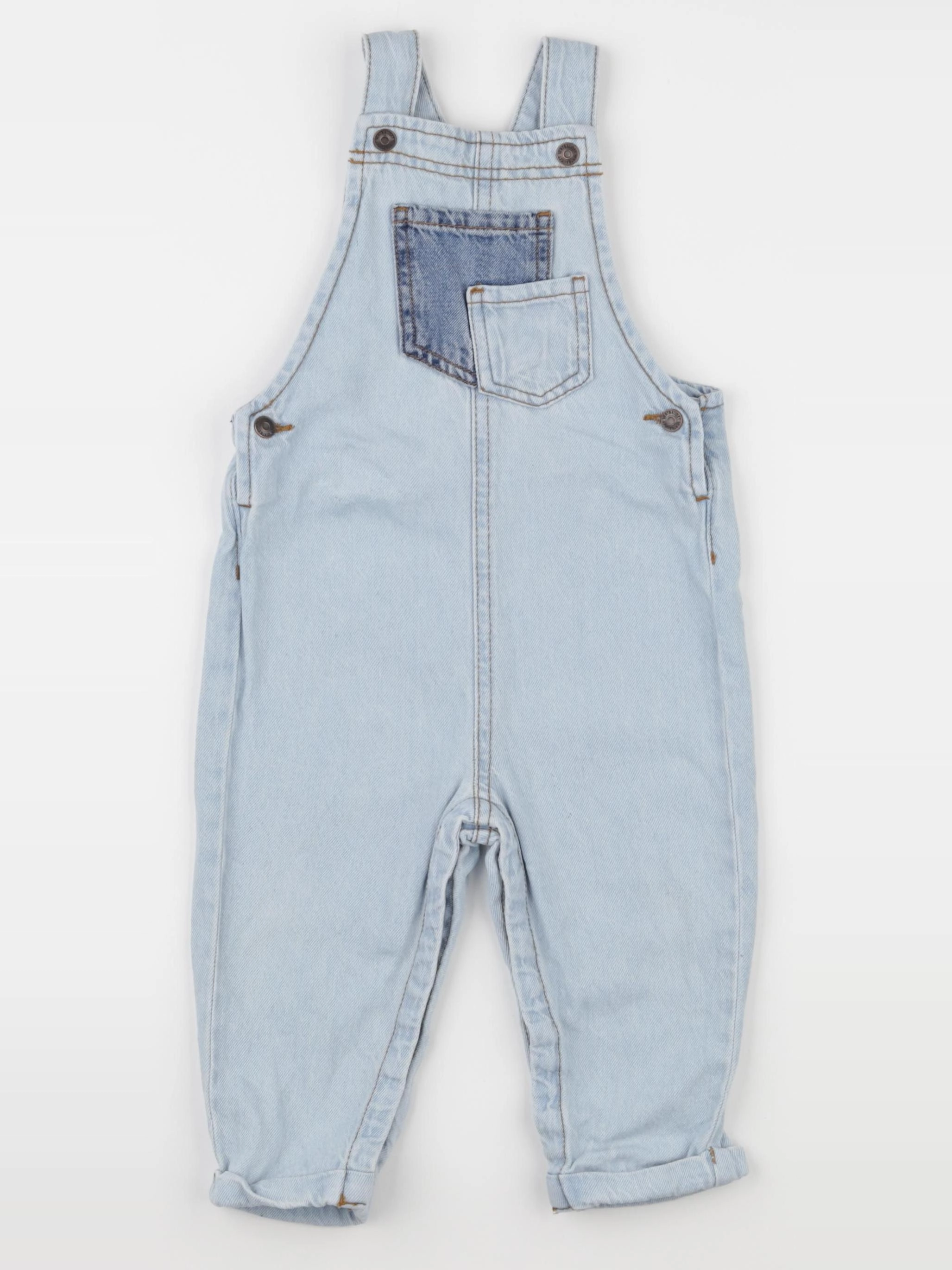 Vertbaudet - salopette bleu - 18 mois