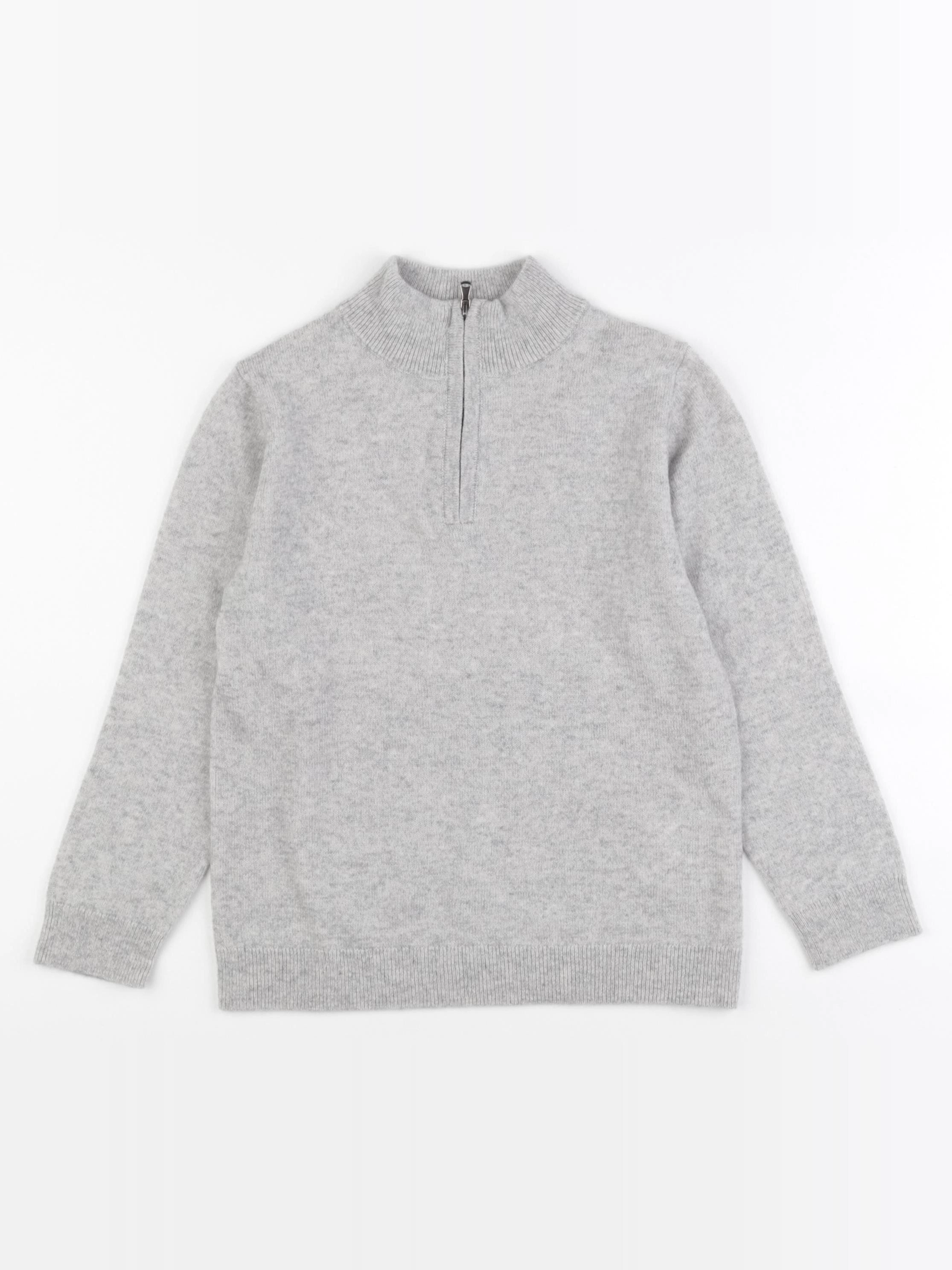Monoprix - pull gris - 6 ans