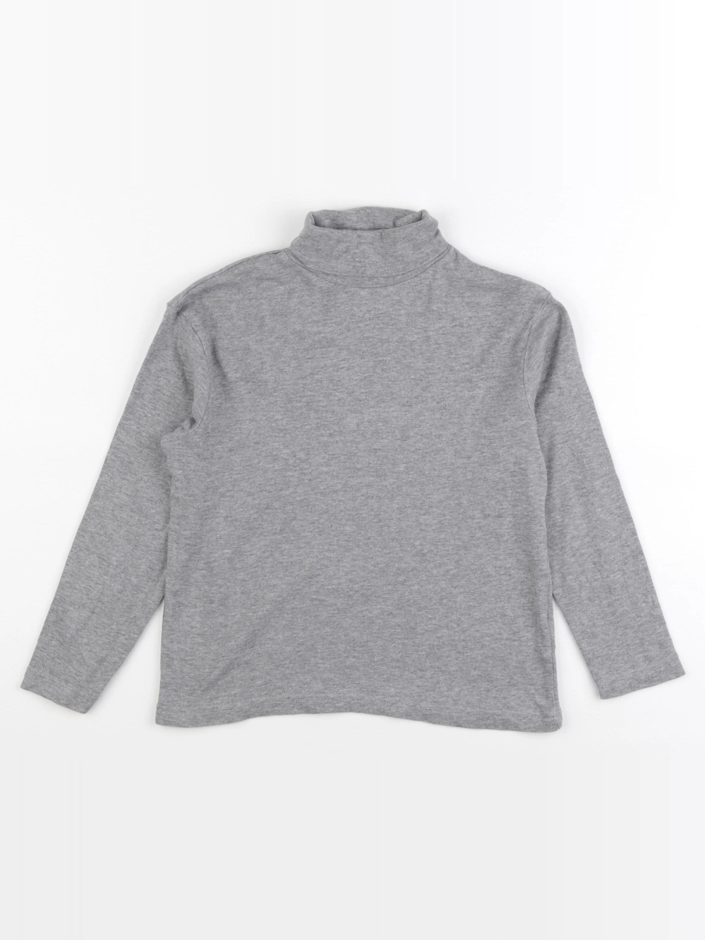 Vertbaudet - sous-pull gris - 8 ans