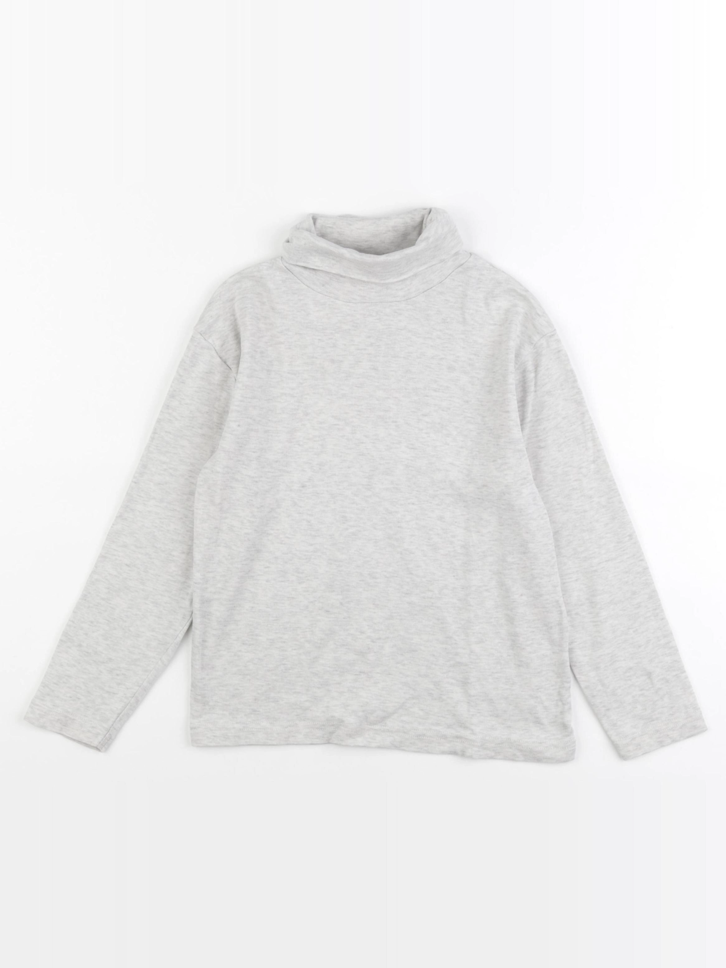 Vertbaudet - sous-pull gris - 8 ans