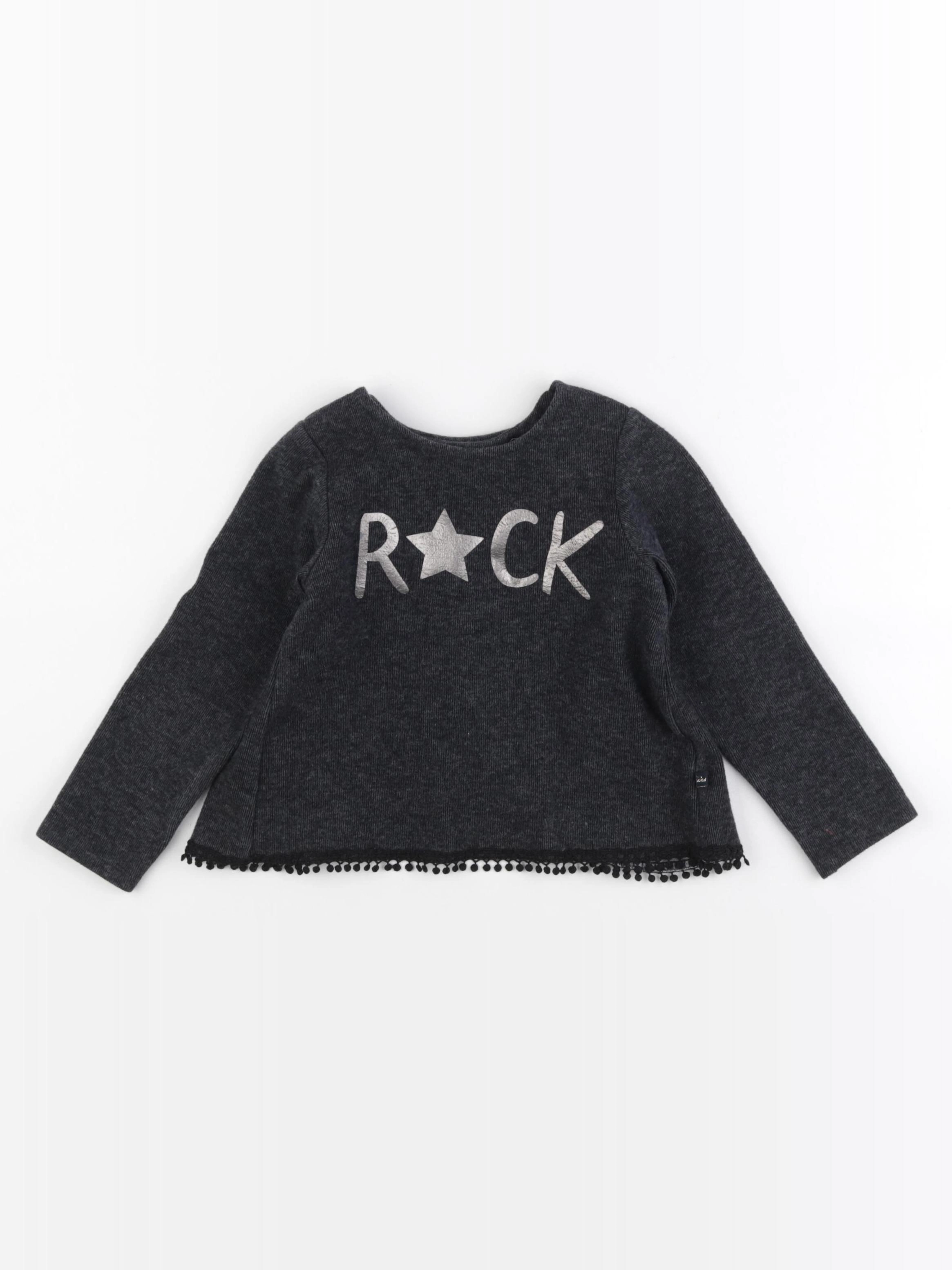 IKKS - sweat gris - 3 ans