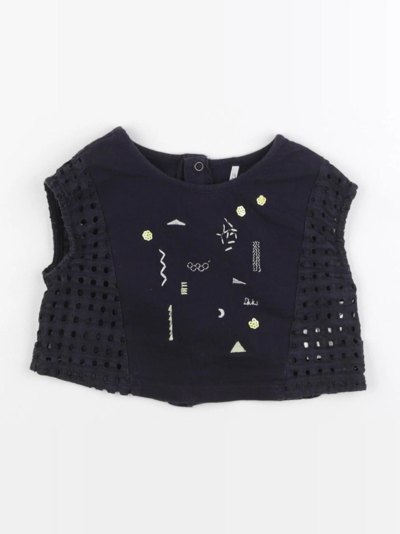 IKKS - tee-shirt bleu - 2 ans