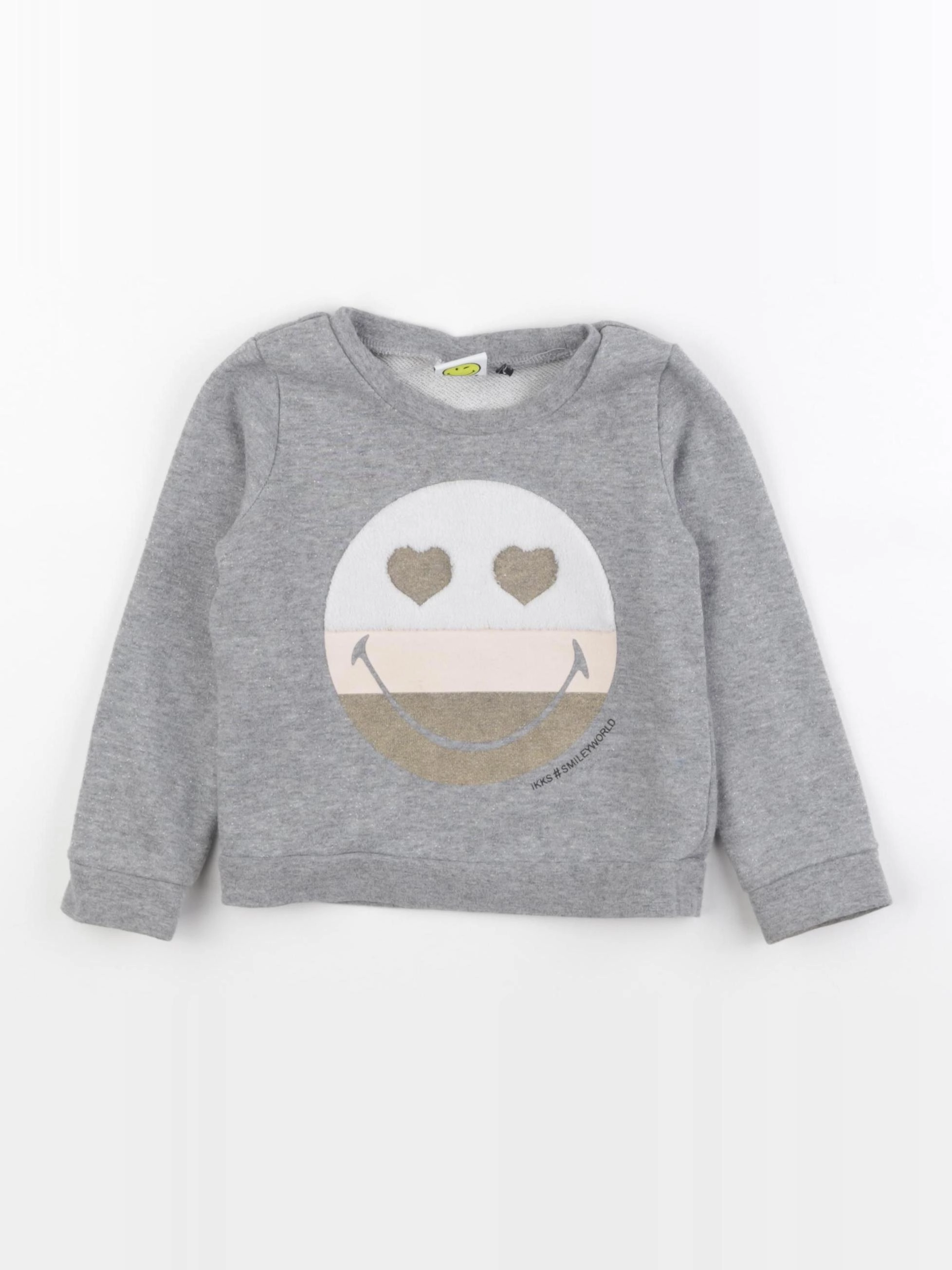 IKKS - sweat gris - 3 ans