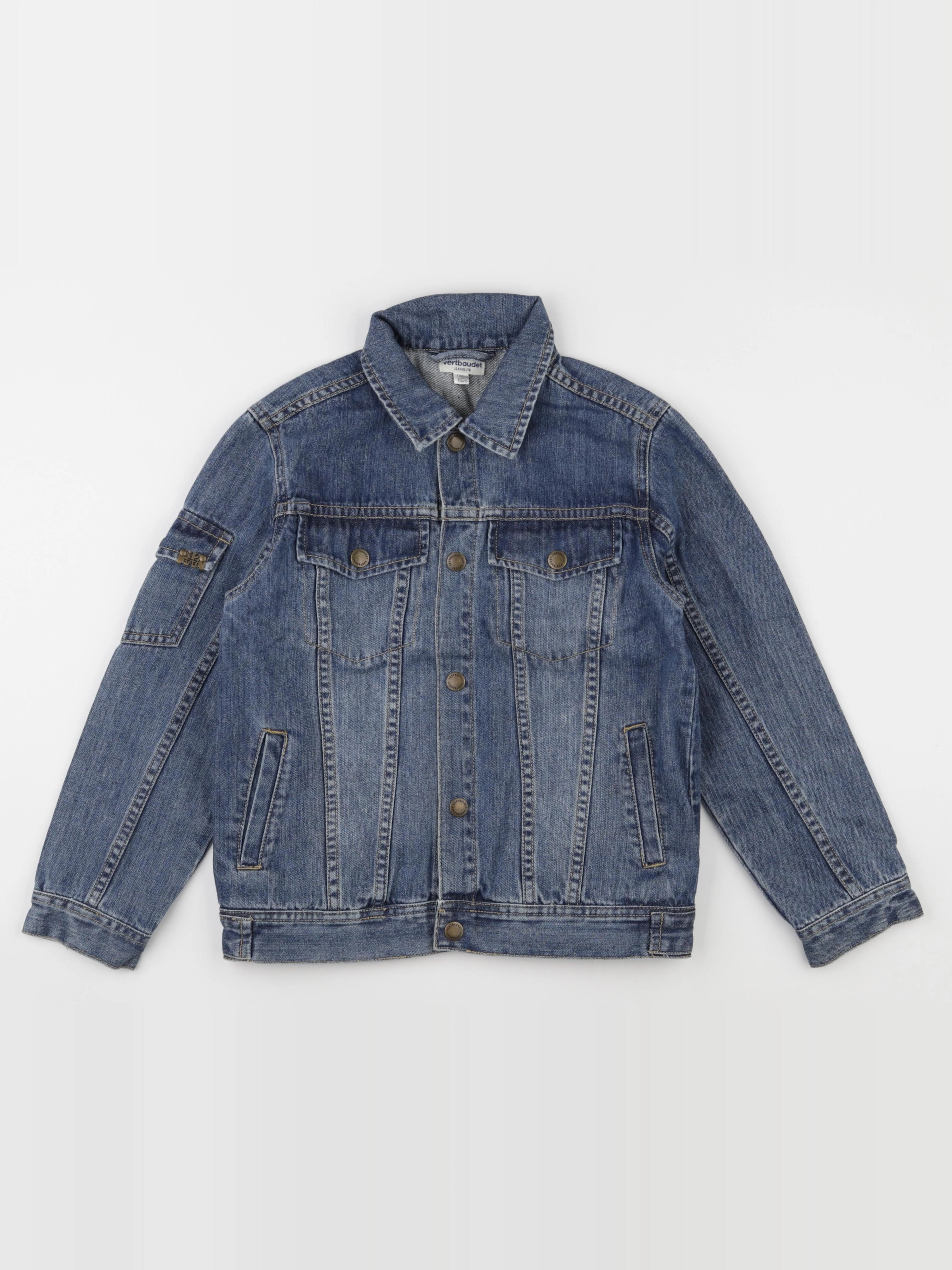 Vertbaudet - veste bleu - 10 ans