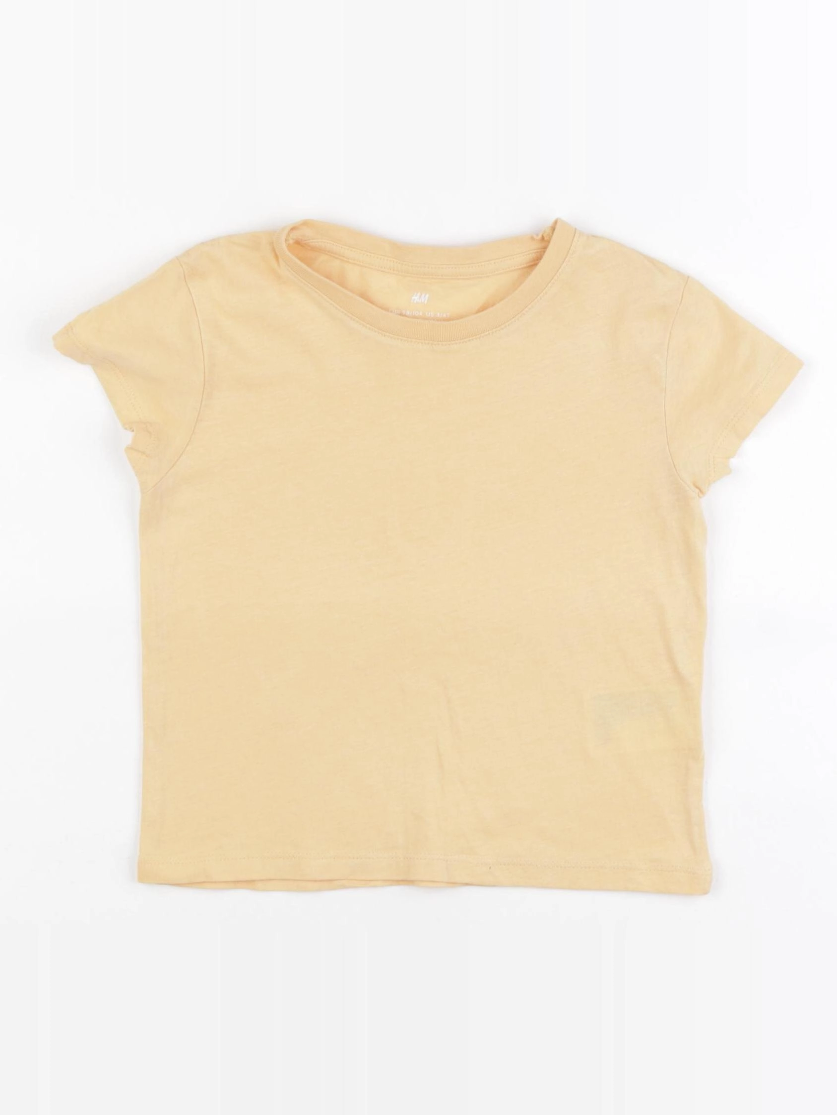 H&M - tee-shirt orange - 2/4 ans