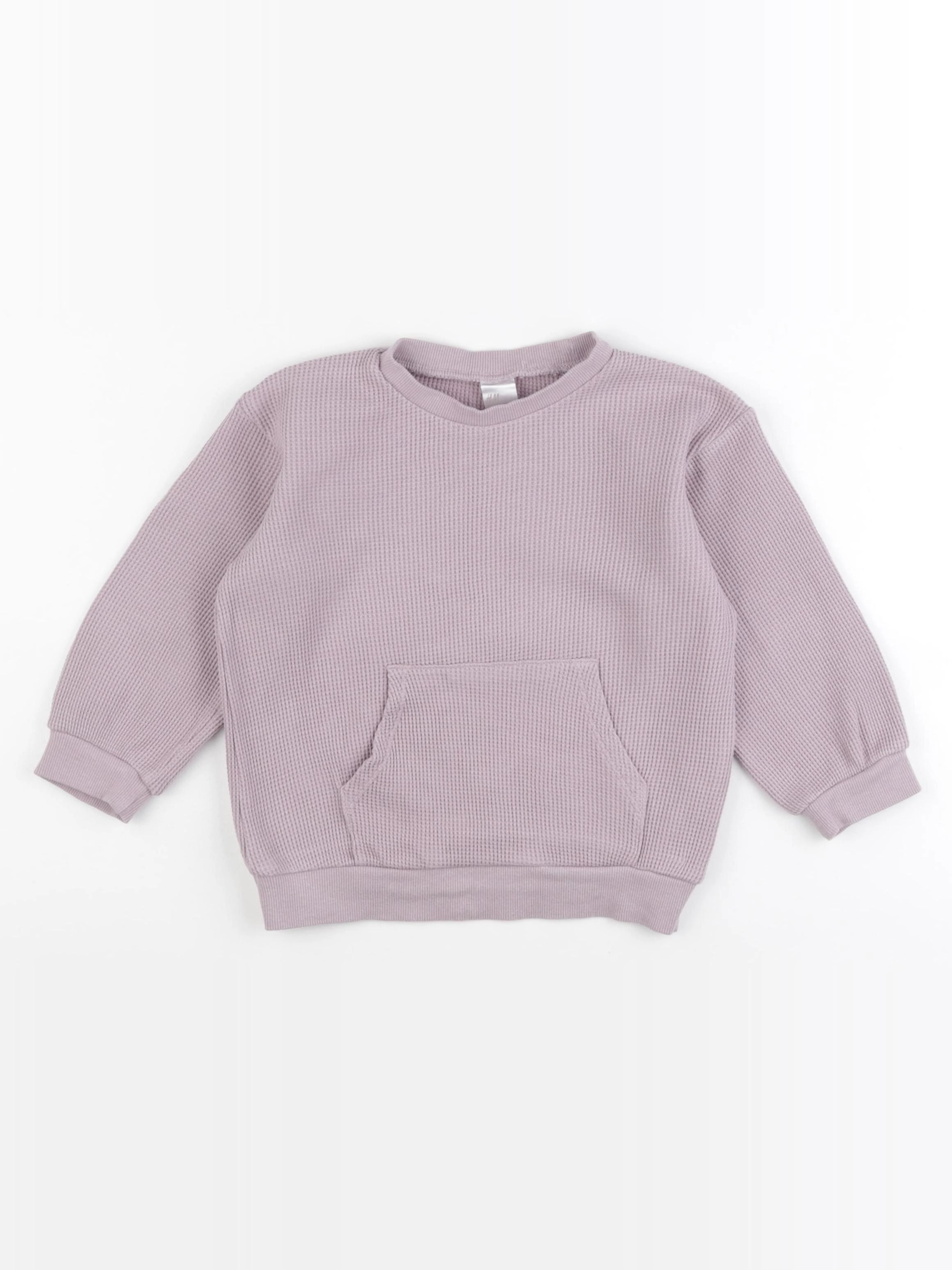 H&M - sweat violet - 3/4 ans