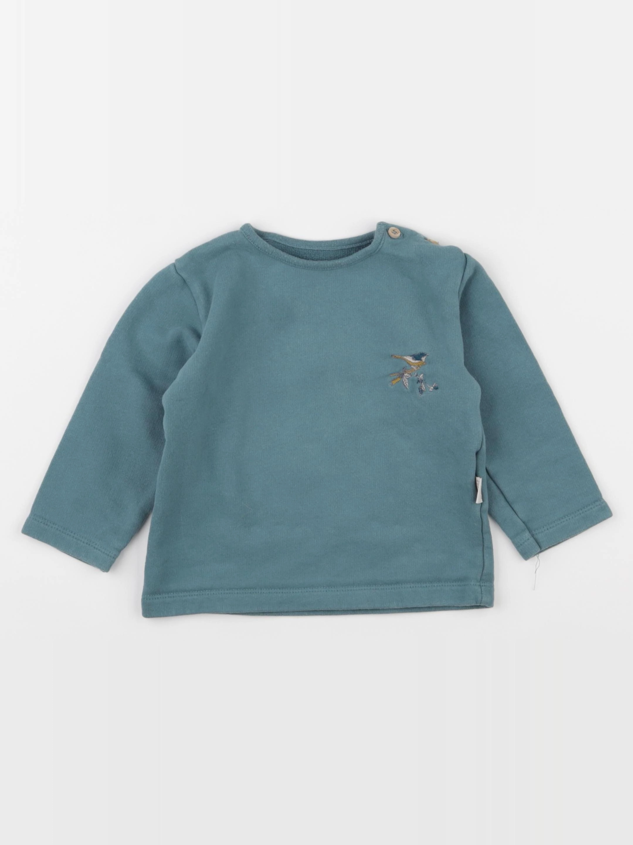 Poudre Organic - sweat bleu - 18 mois