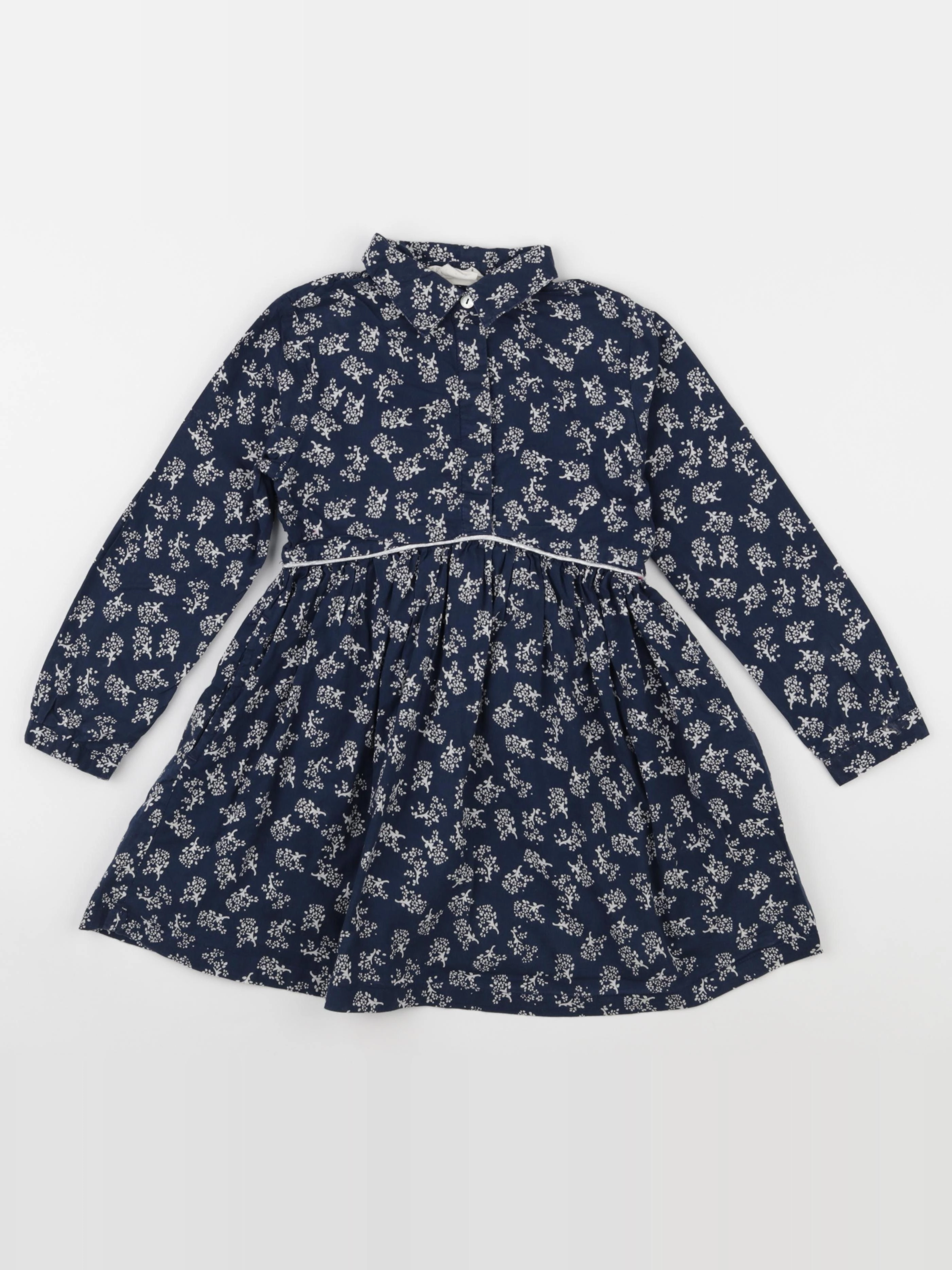 Arsène et les pipelettes - robe bleu - 4 ans