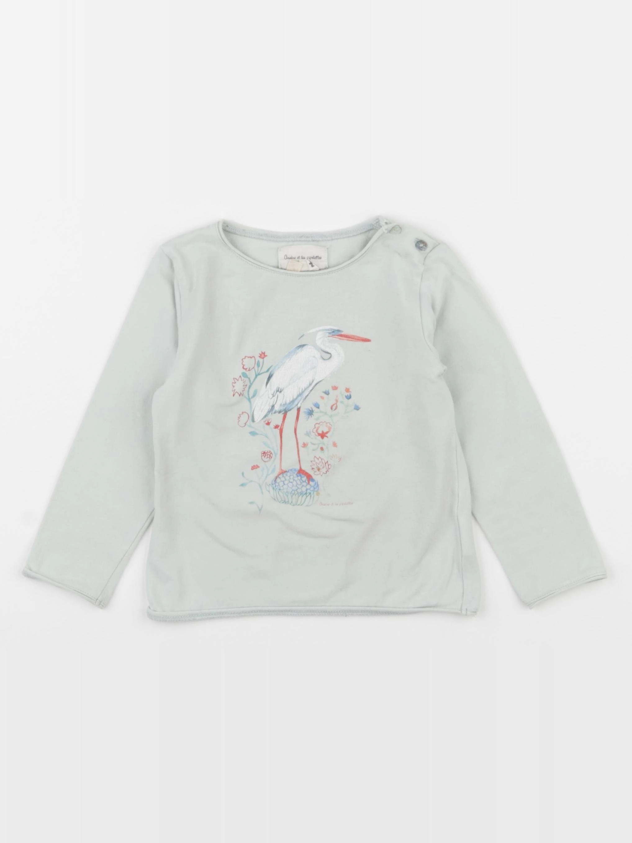 Arsène et les pipelettes - tee-shirt vert - 3 ans