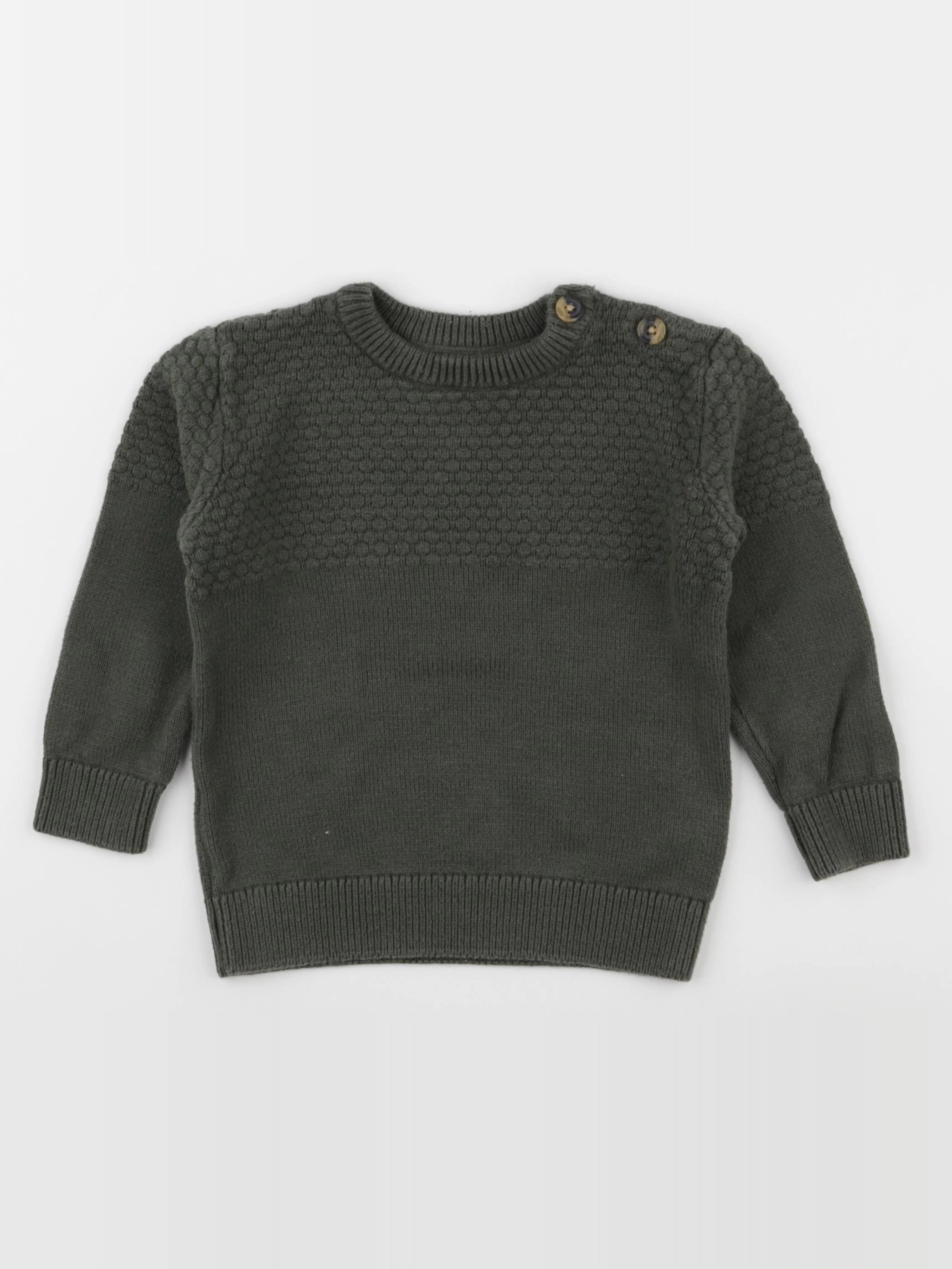 Vertbaudet - pull vert - 3 ans