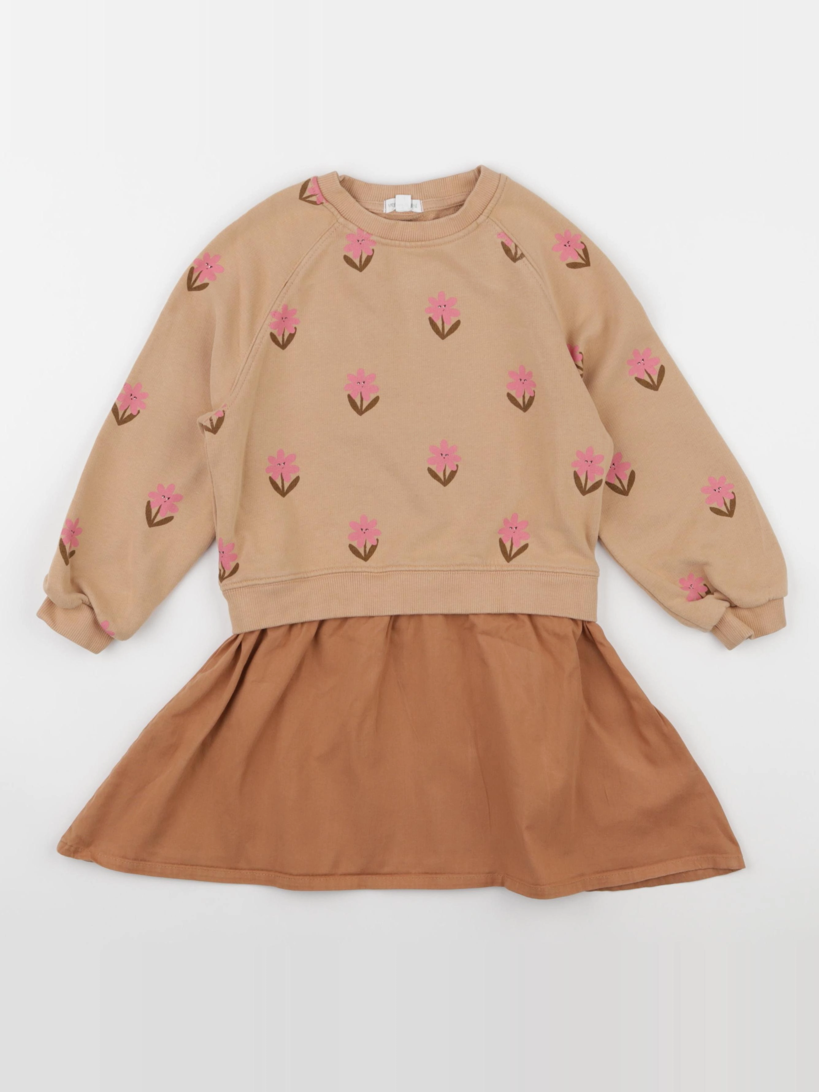 Vertbaudet - robe marron - 5 ans