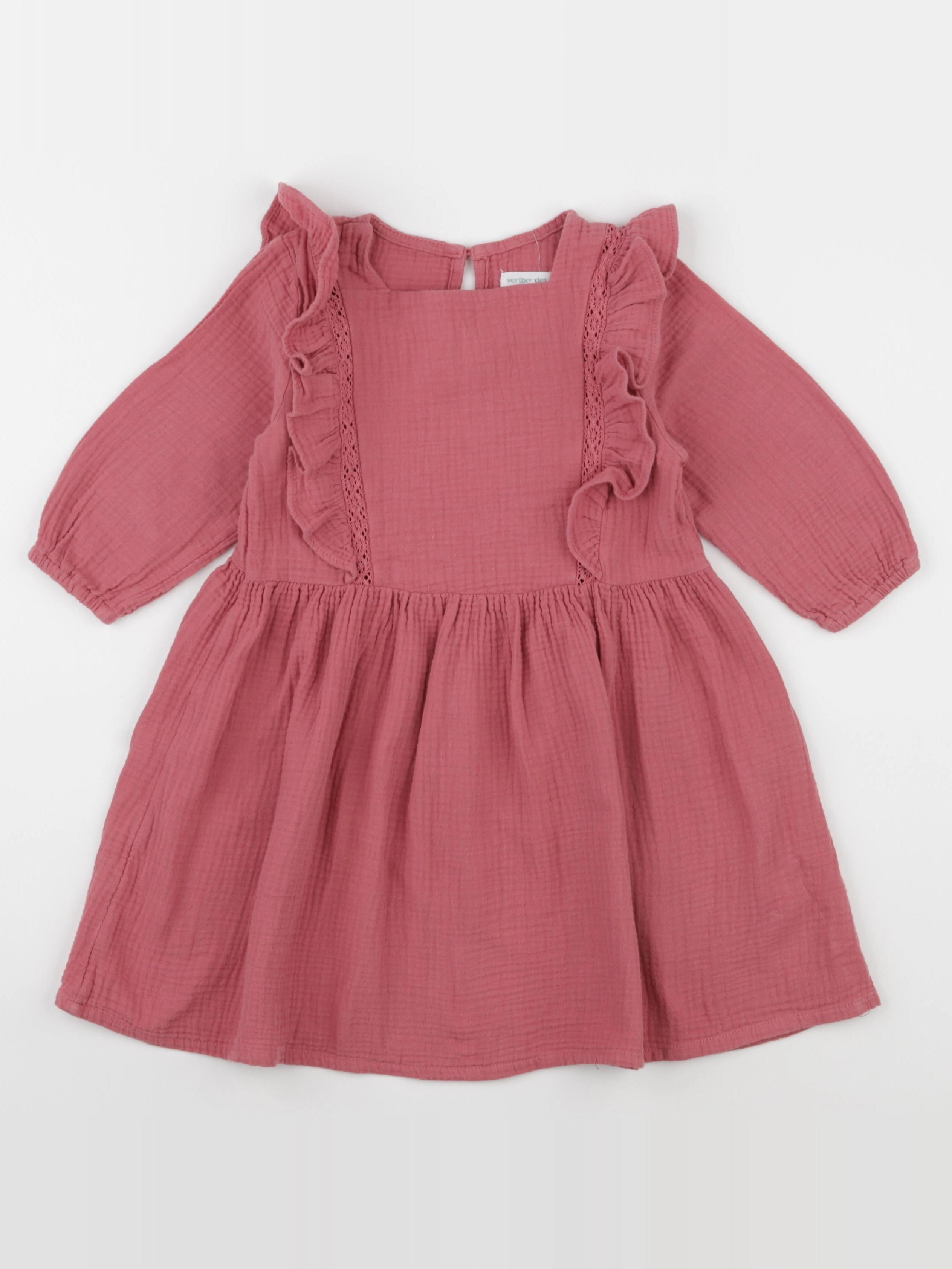 Vertbaudet - robe rose - 5 ans