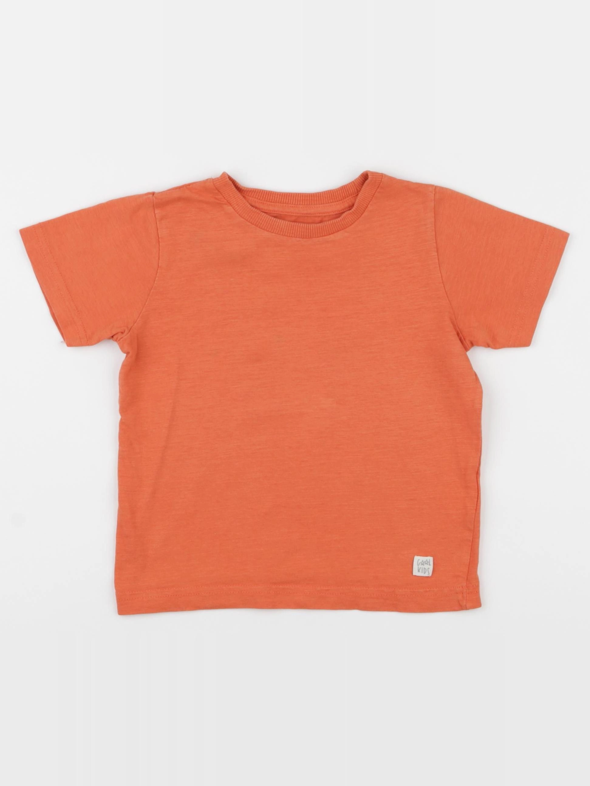 Vertbaudet - tee-shirt orange - 3 ans